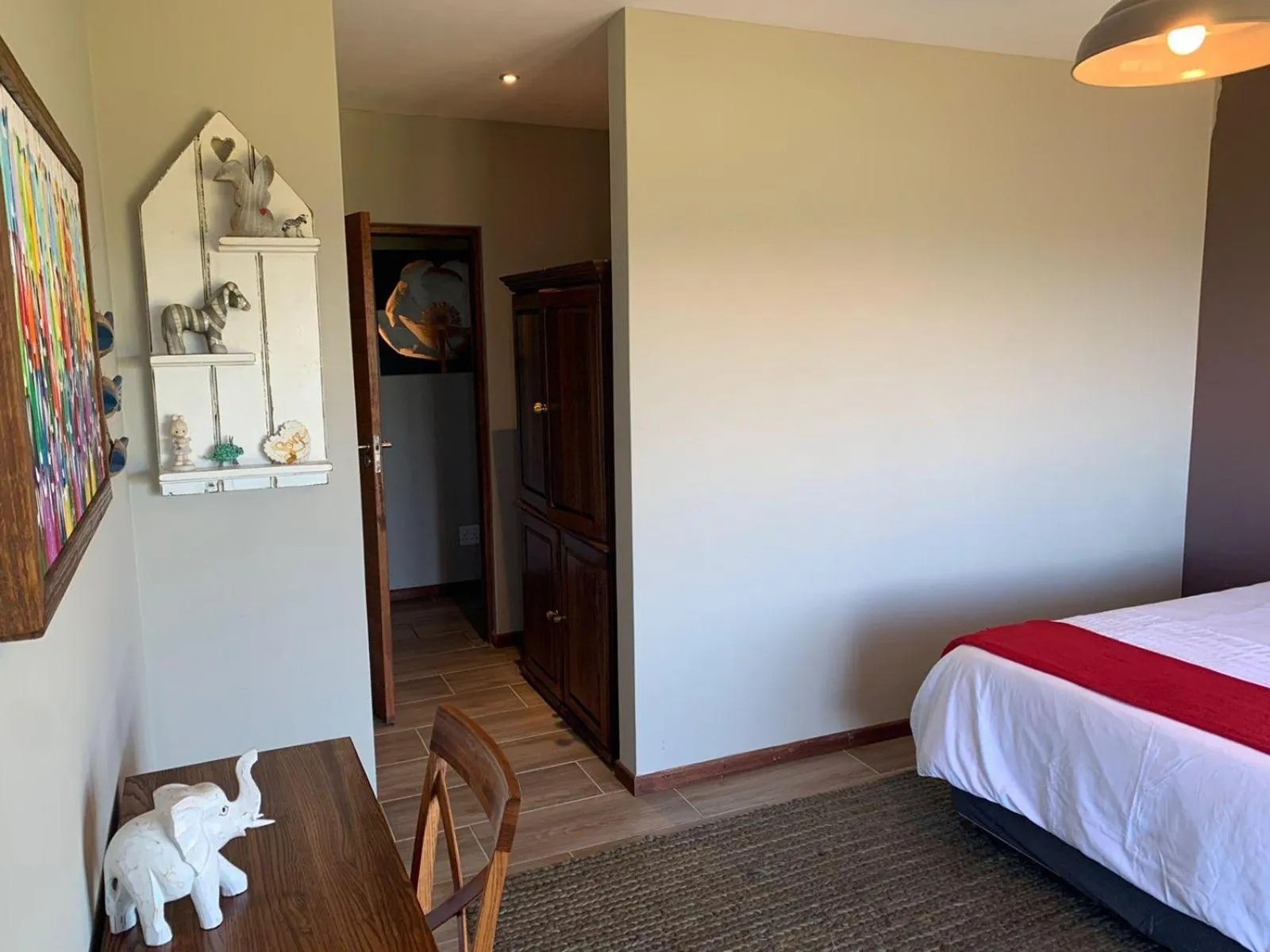Bed in Jbay Zebra Lodge