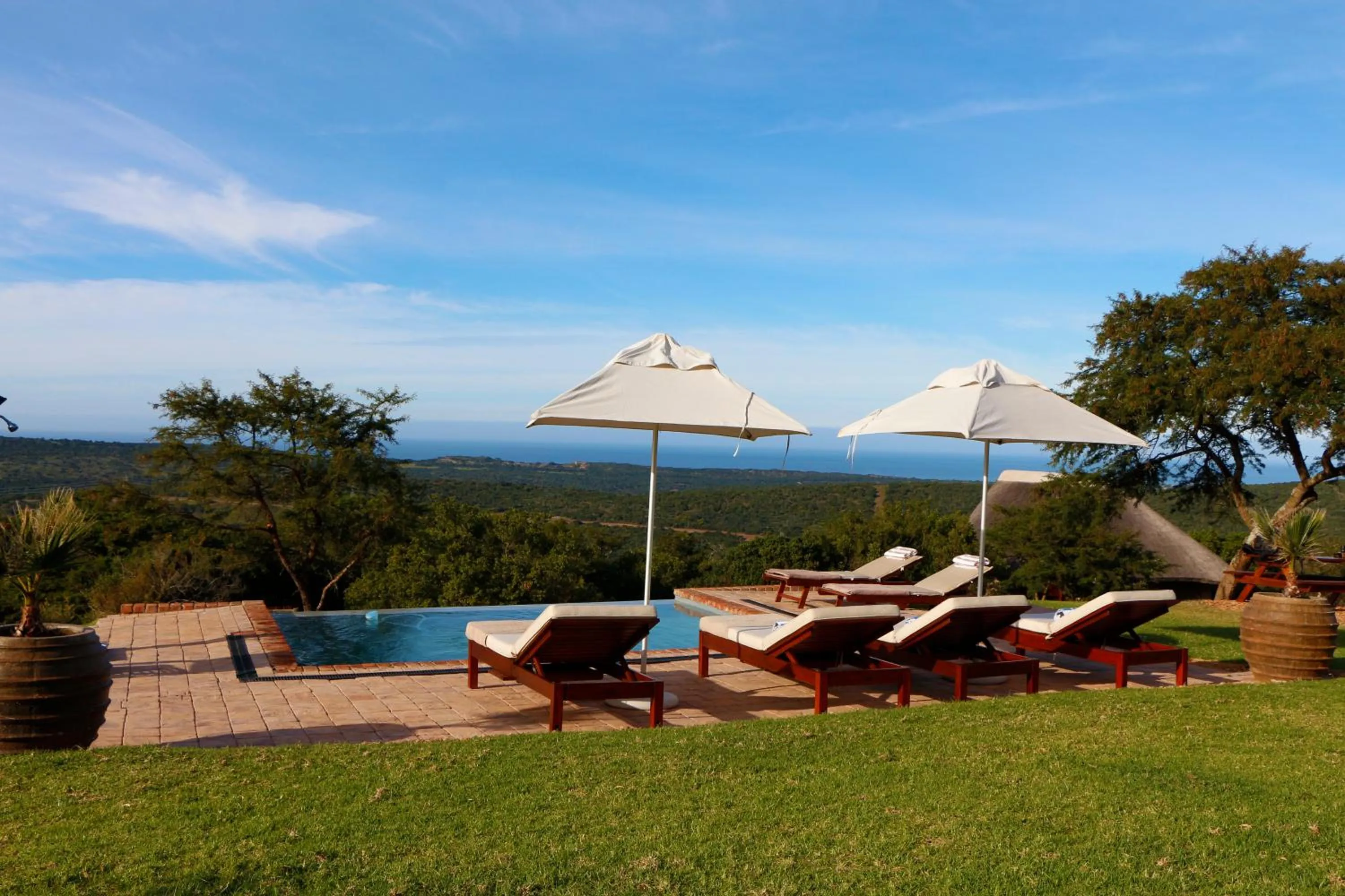 Swimming pool in Jbay Zebra Lodge