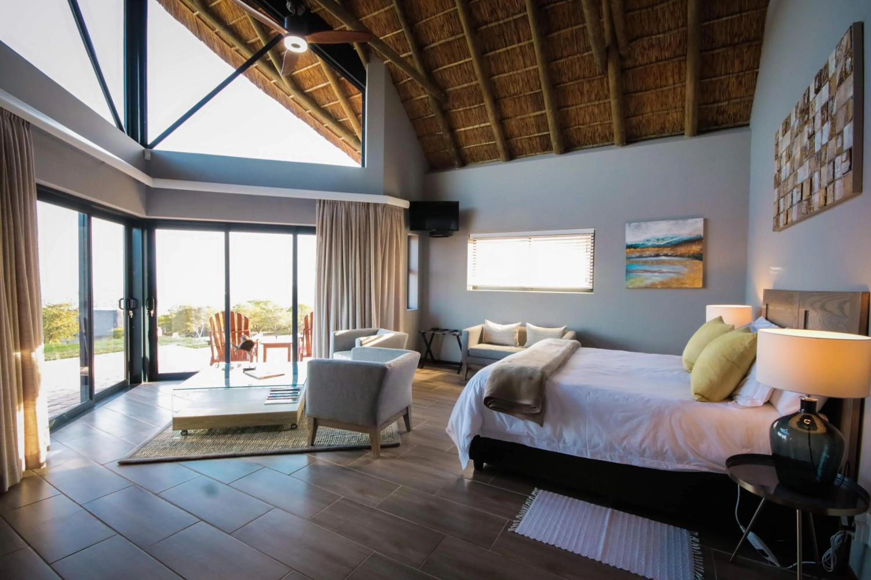 View (from property/room), Bed in Jbay Zebra Lodge