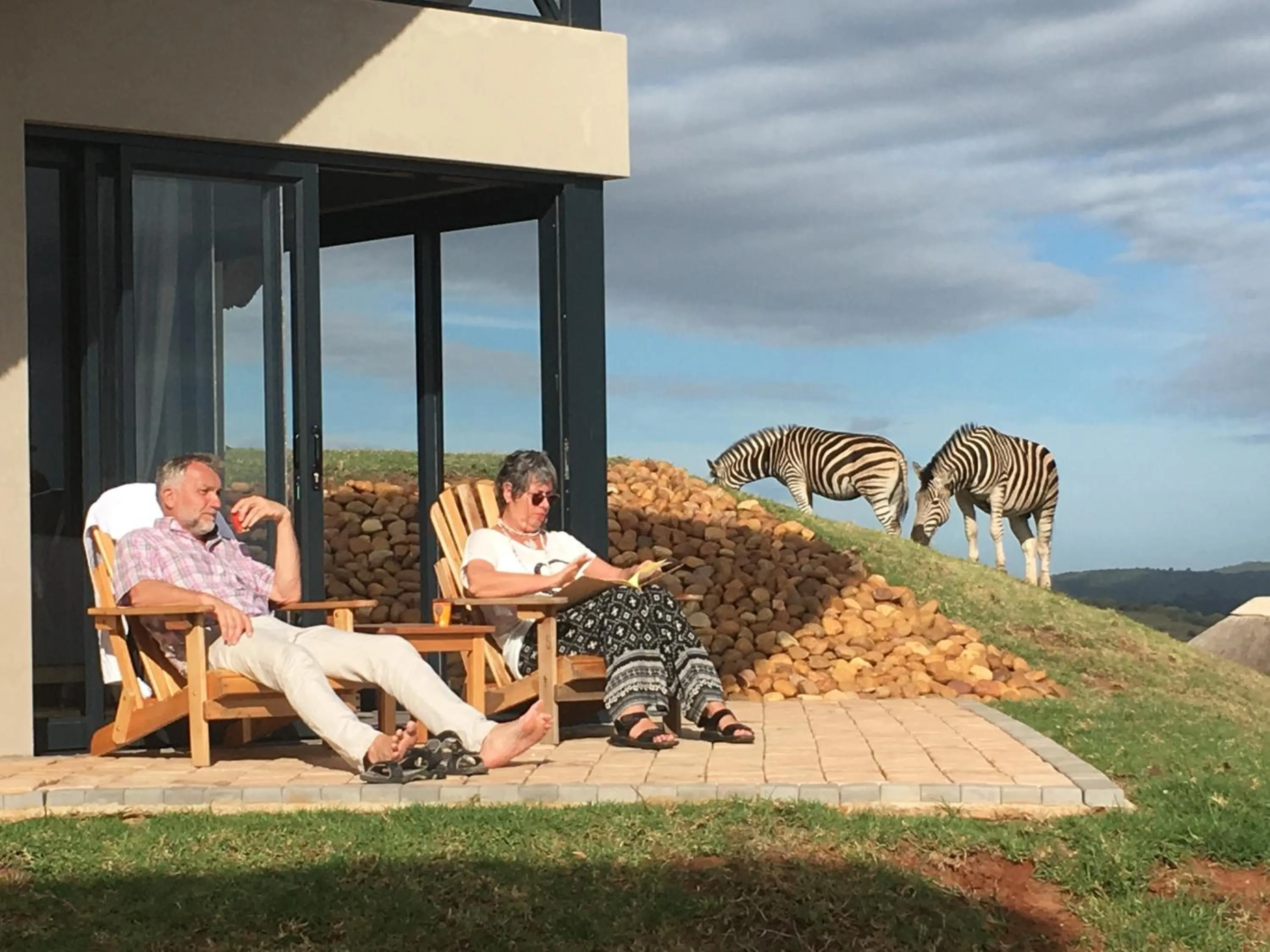 Balcony/Terrace in Jbay Zebra Lodge