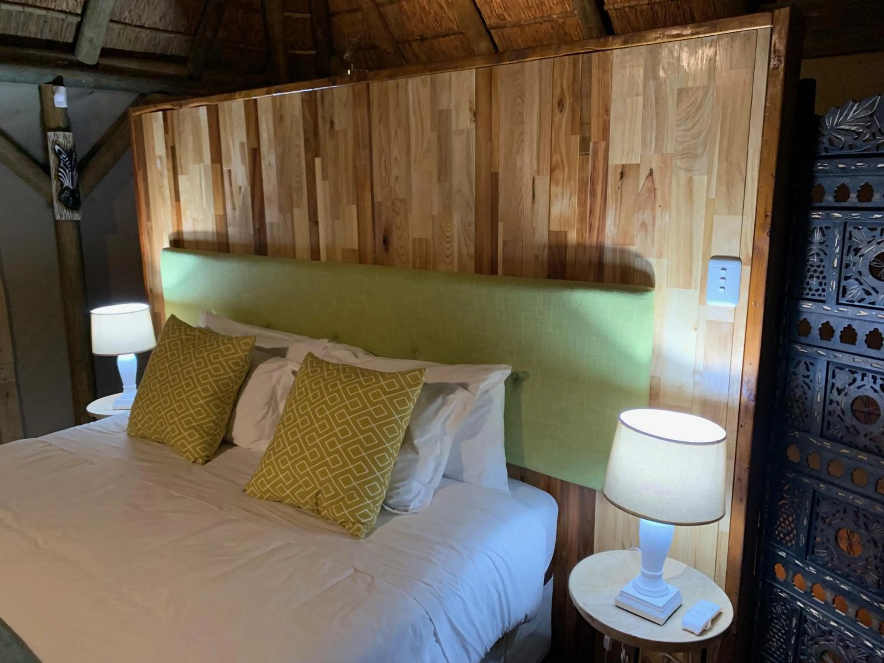 Bed in Jbay Zebra Lodge