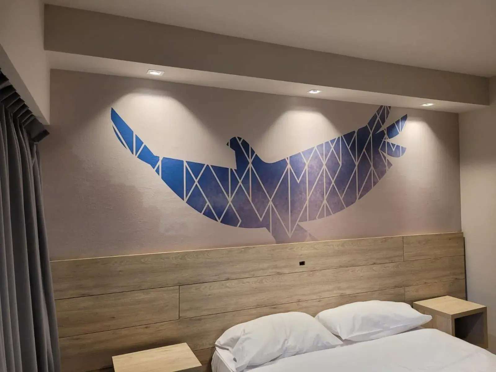 Bed in Hotel Alun Nehuen Bed in Hotel Alun Nehuen