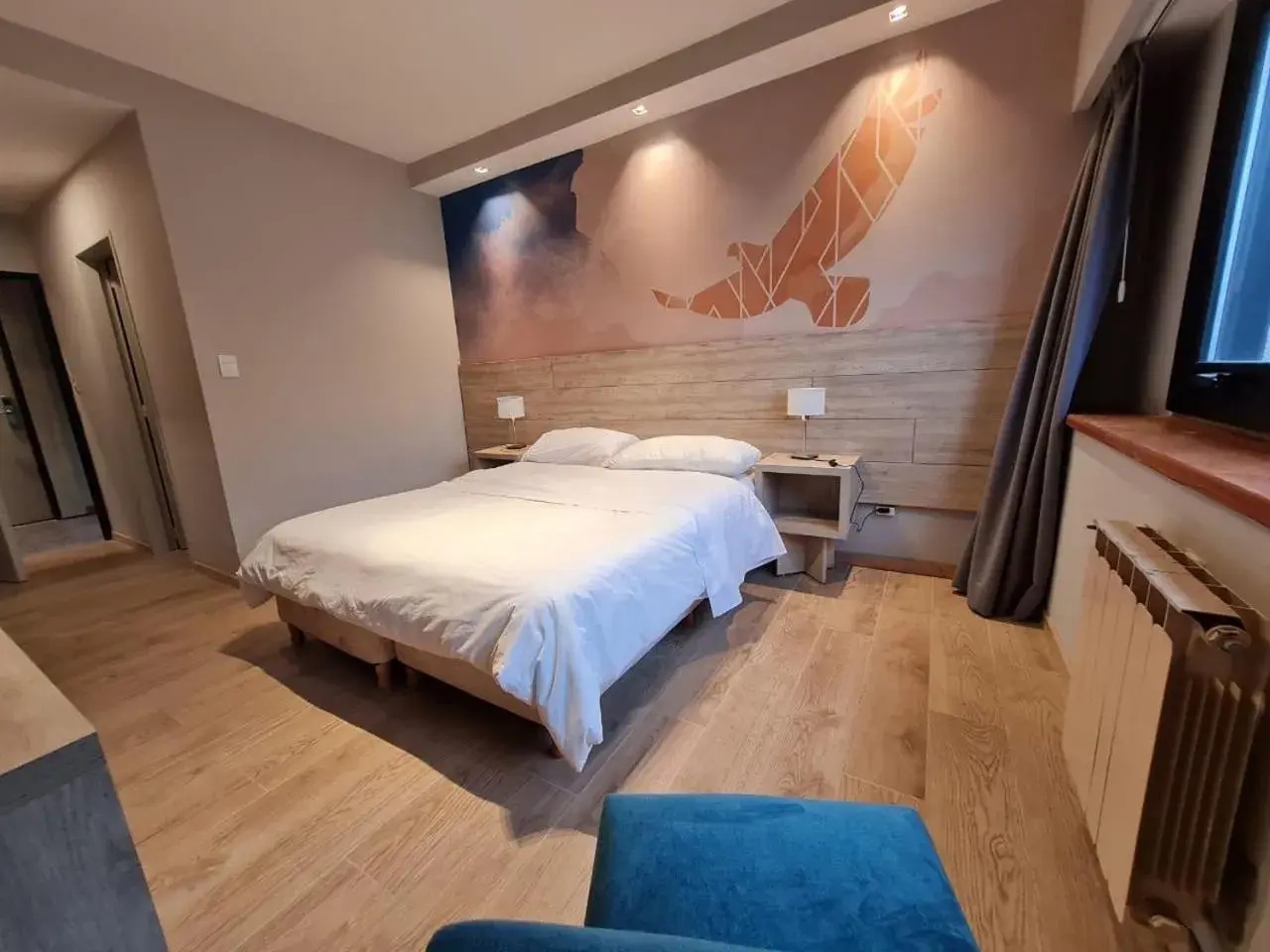 Bed in Hotel Alun Nehuen Bed in Hotel Alun Nehuen