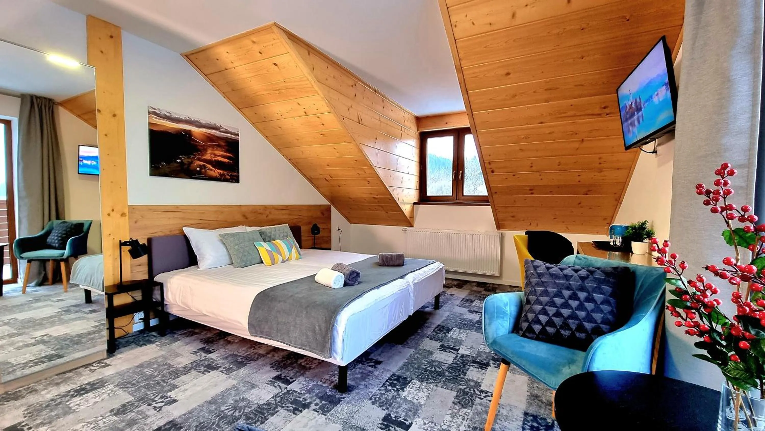 Photo of the whole room, Bed in Rezydencja Barrettski