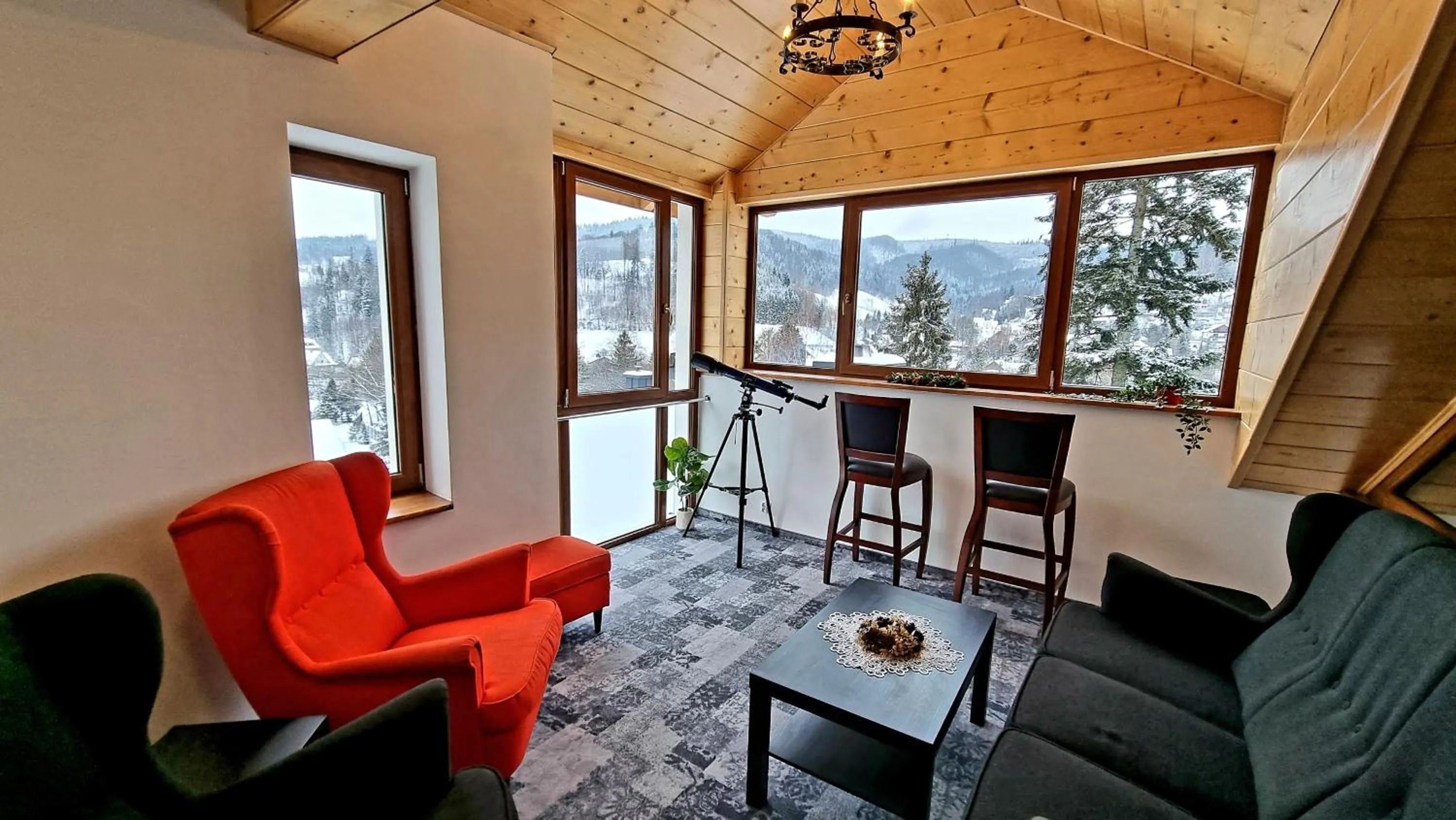 Seating area in Rezydencja Barrettski