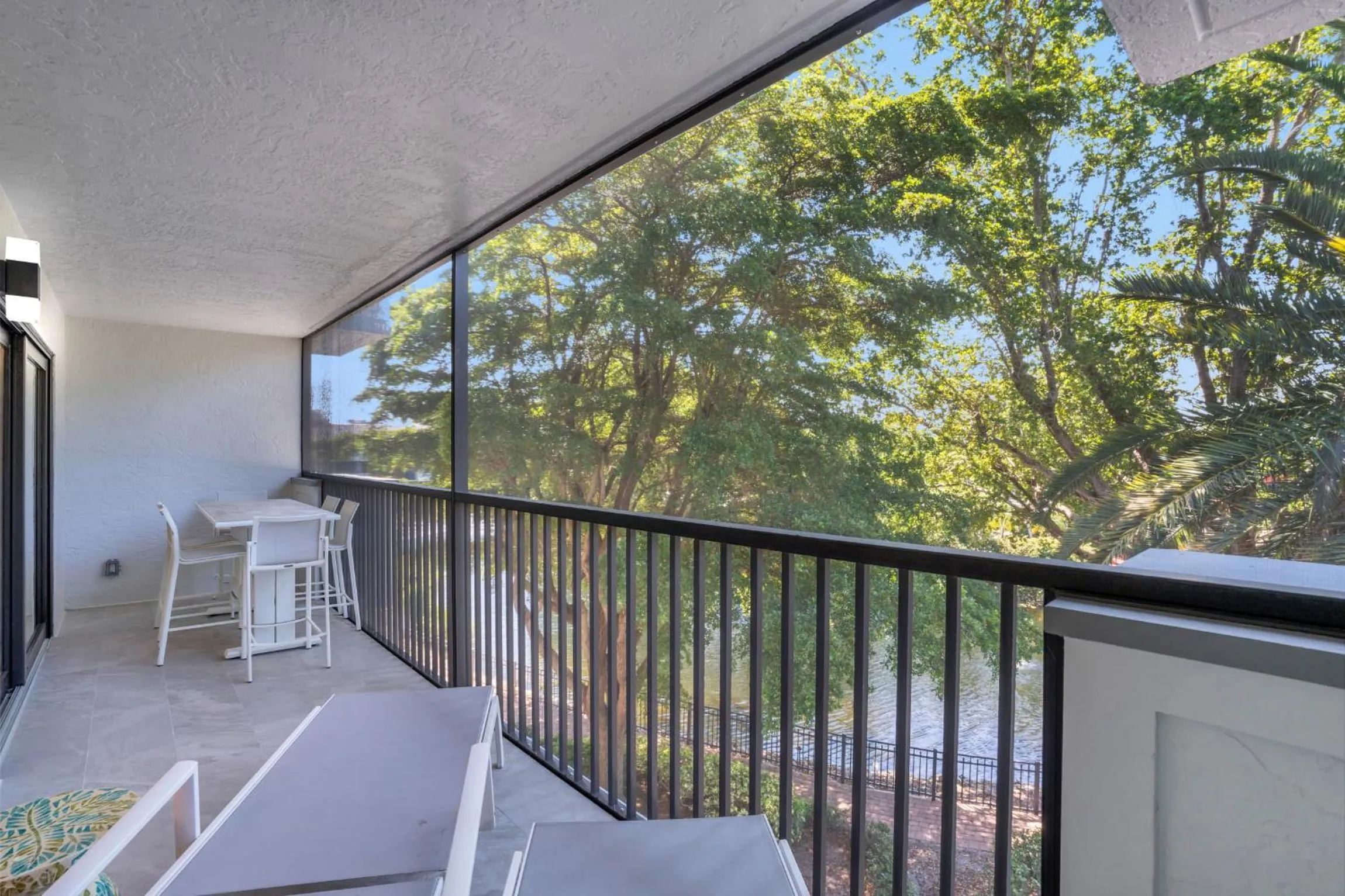 Patio in Park Shore Resort by Mike Z Rentals