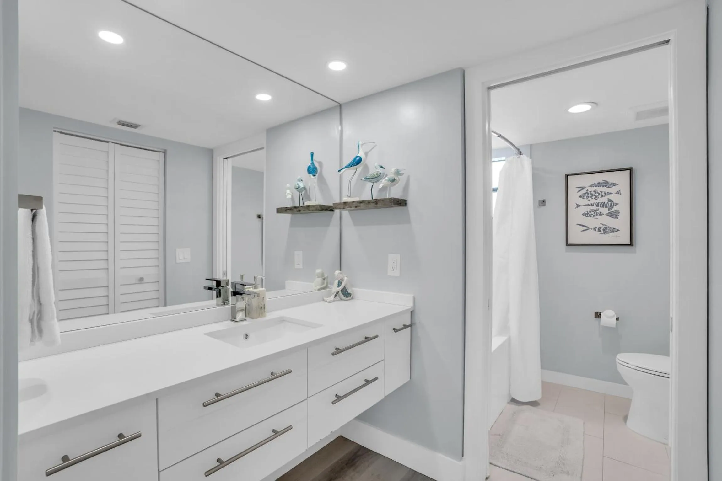 Bathroom in Park Shore Resort by Mike Z Rentals