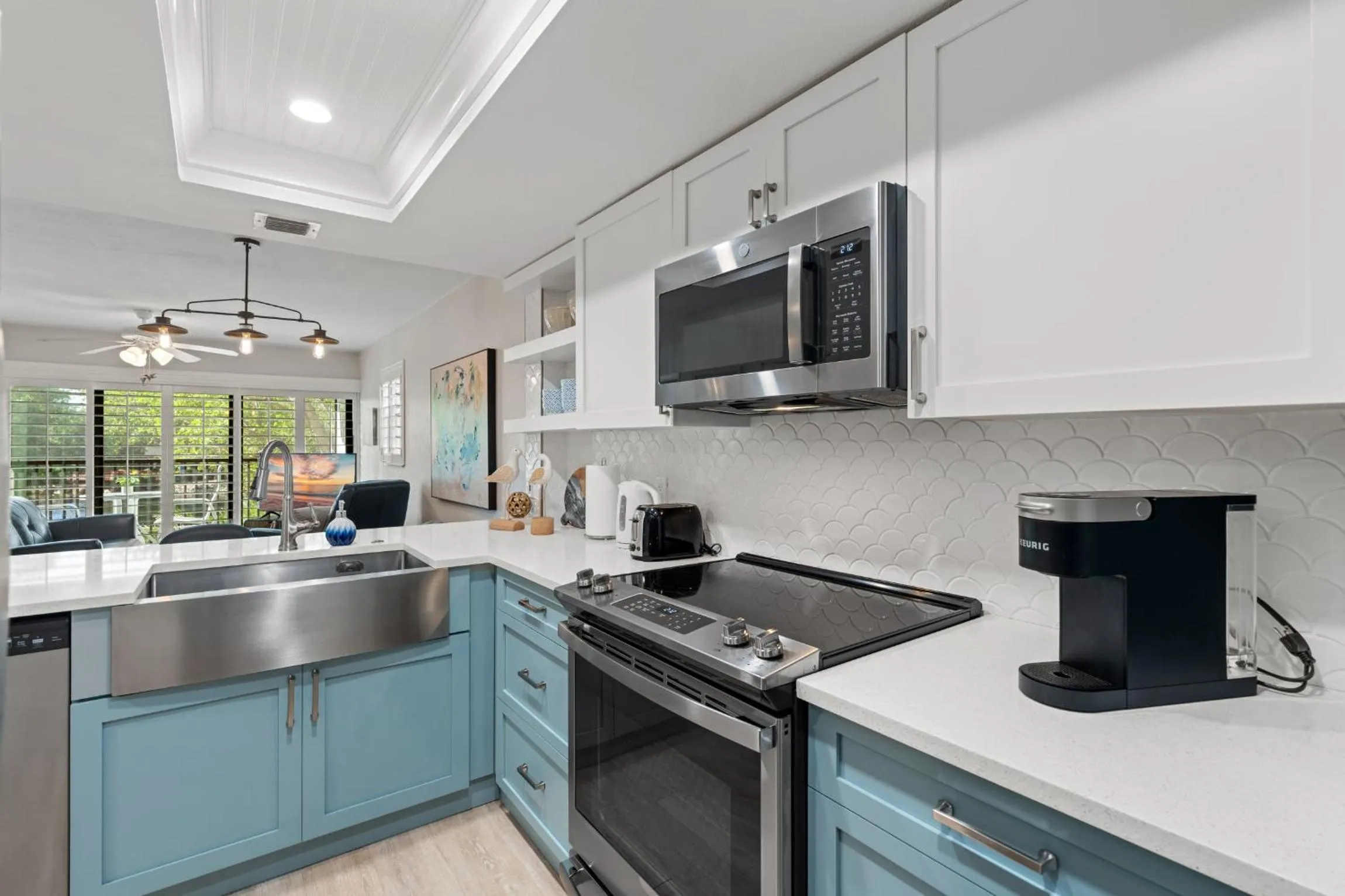 kitchen in Park Shore Resort by Mike Z Rentals