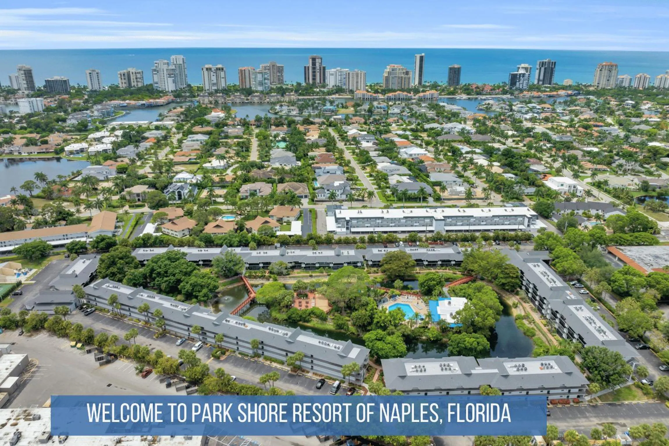 Bird's eye view in Park Shore Resort by Mike Z Rentals