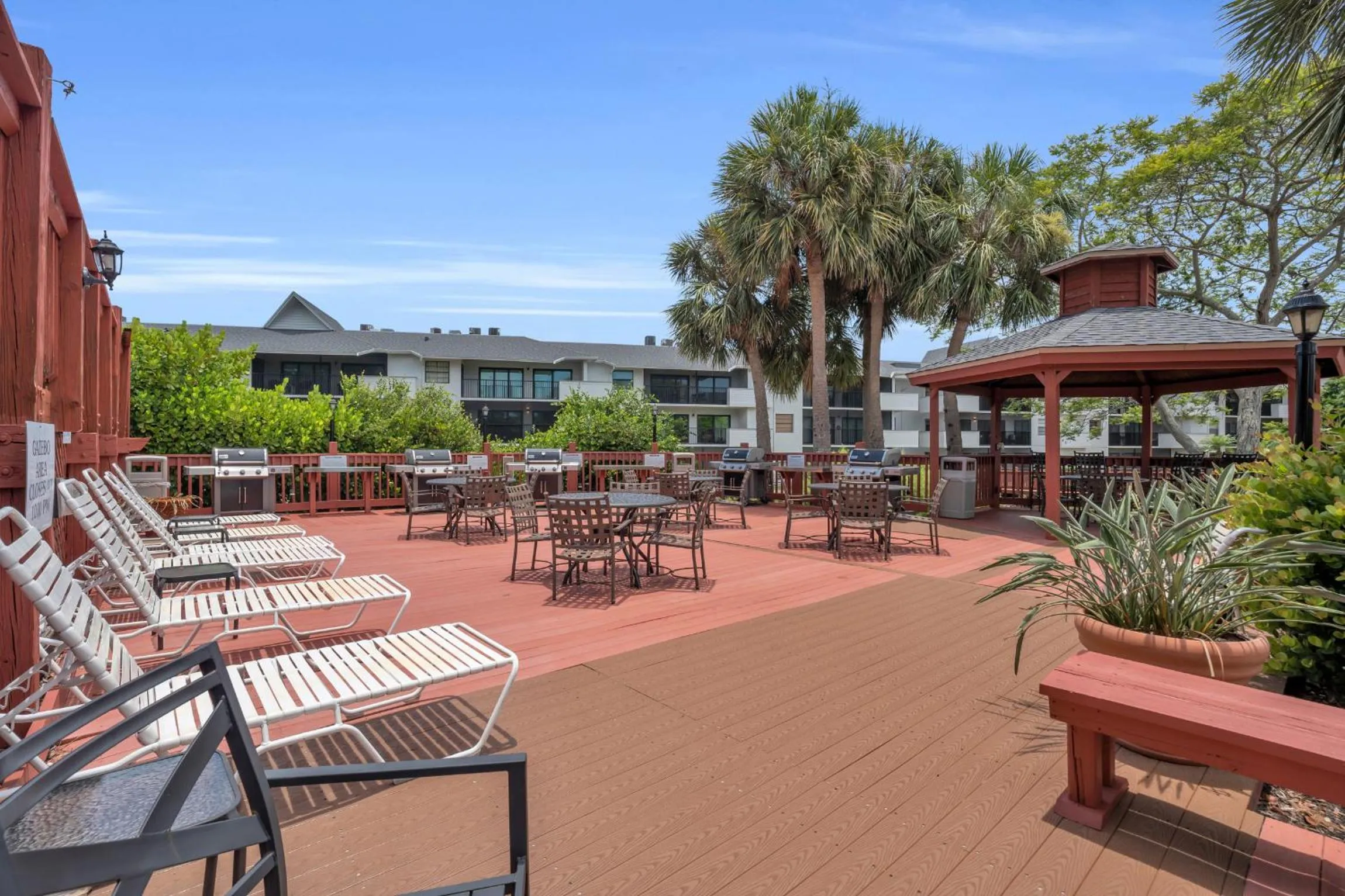 Patio in Park Shore Resort by Mike Z Rentals