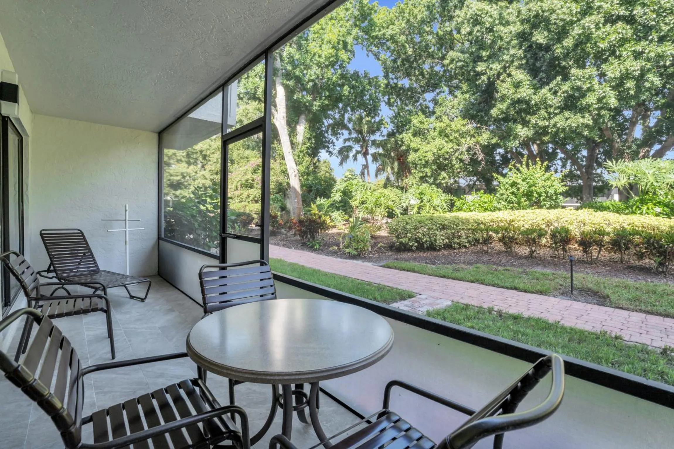 Patio in Park Shore Resort by Mike Z Rentals