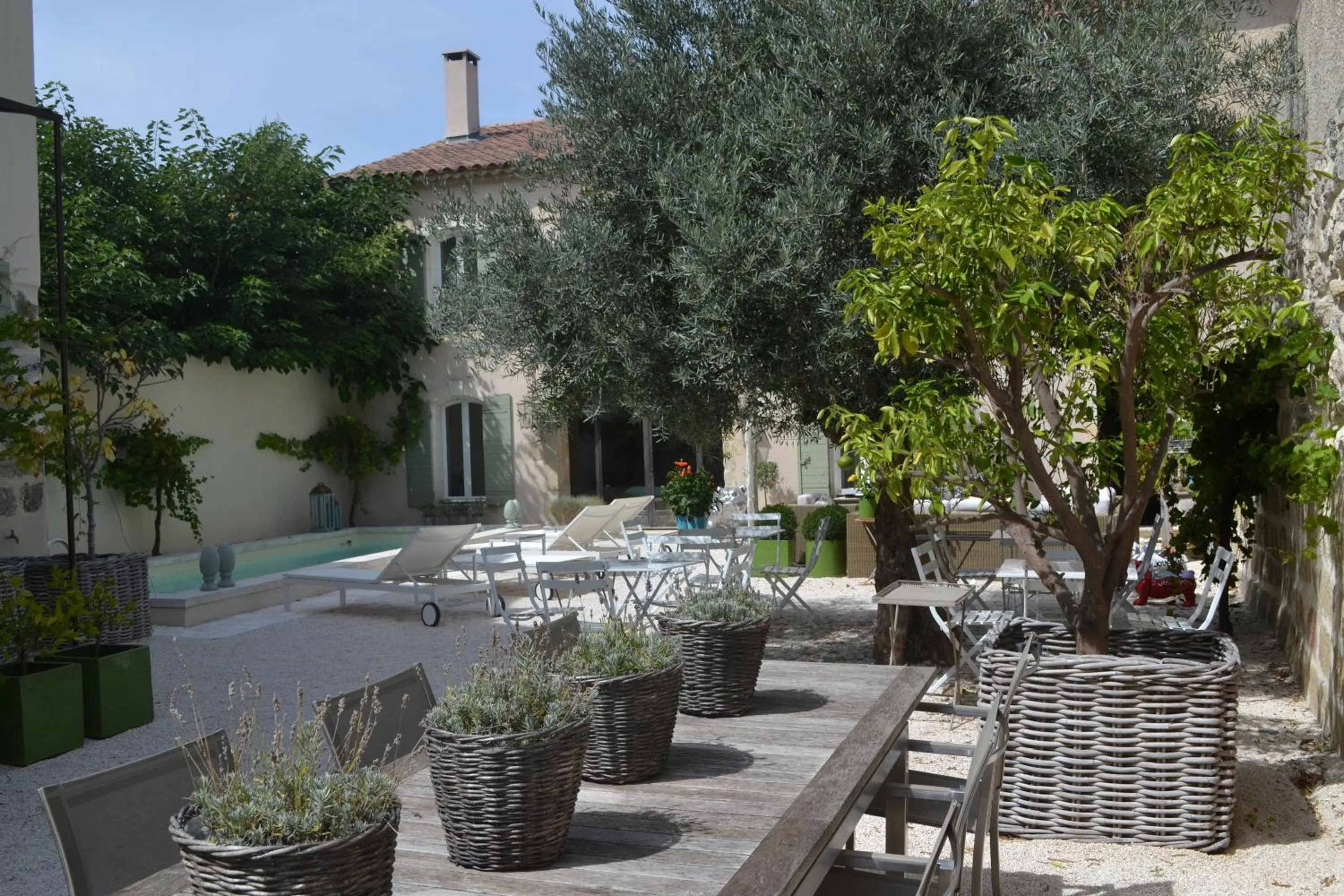 Patio in Mas À l'Improviste