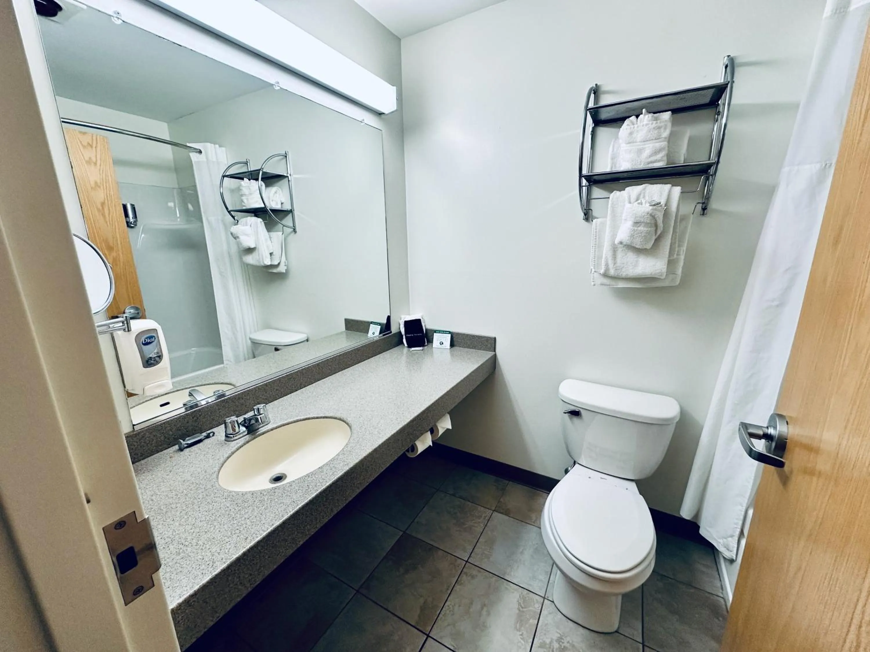 Bathroom in Ivey's Motor Lodge