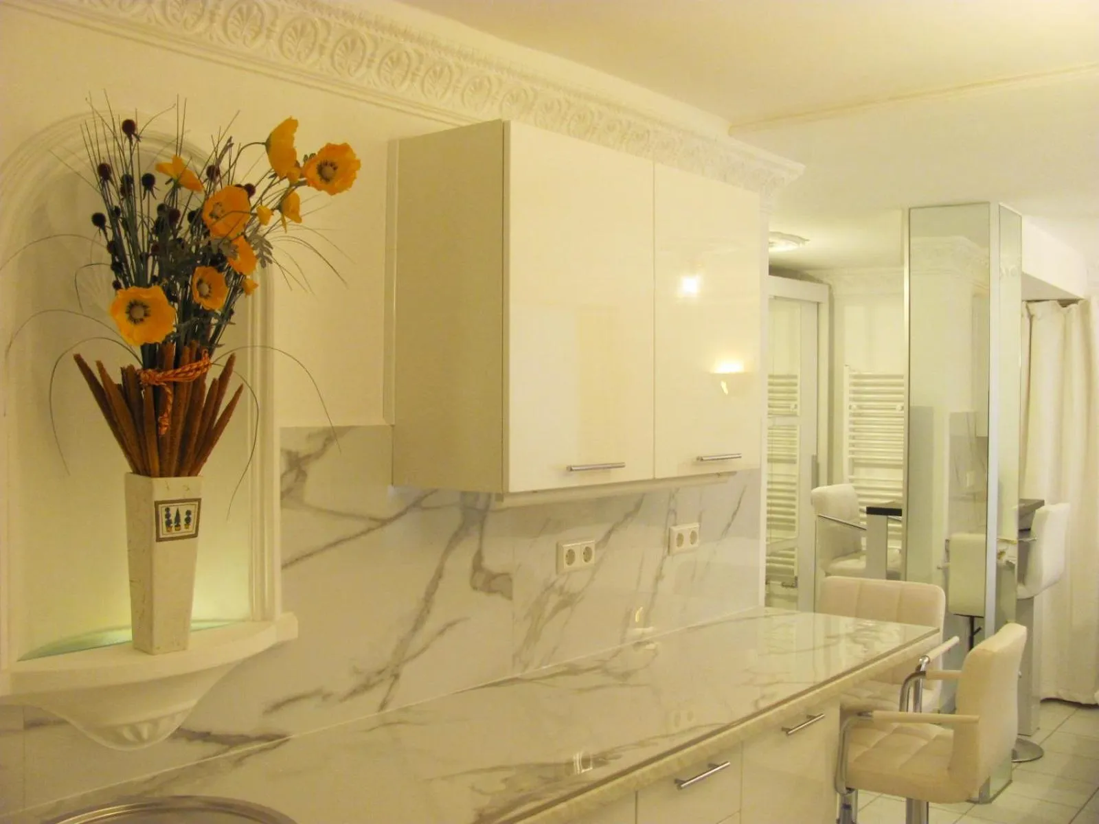 Bedroom in Apartment Storchenfärbe