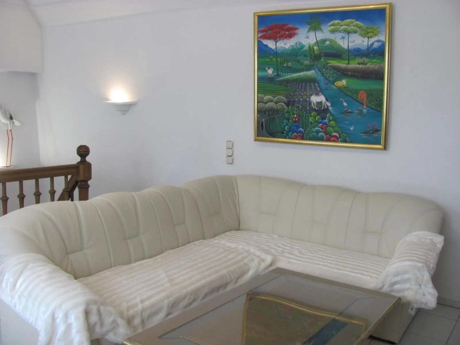 Bedroom in Apartment Storchenfärbe