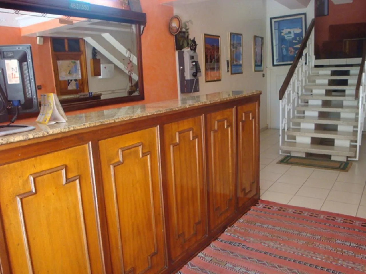 Lobby or reception in Hôtel Petite Suède