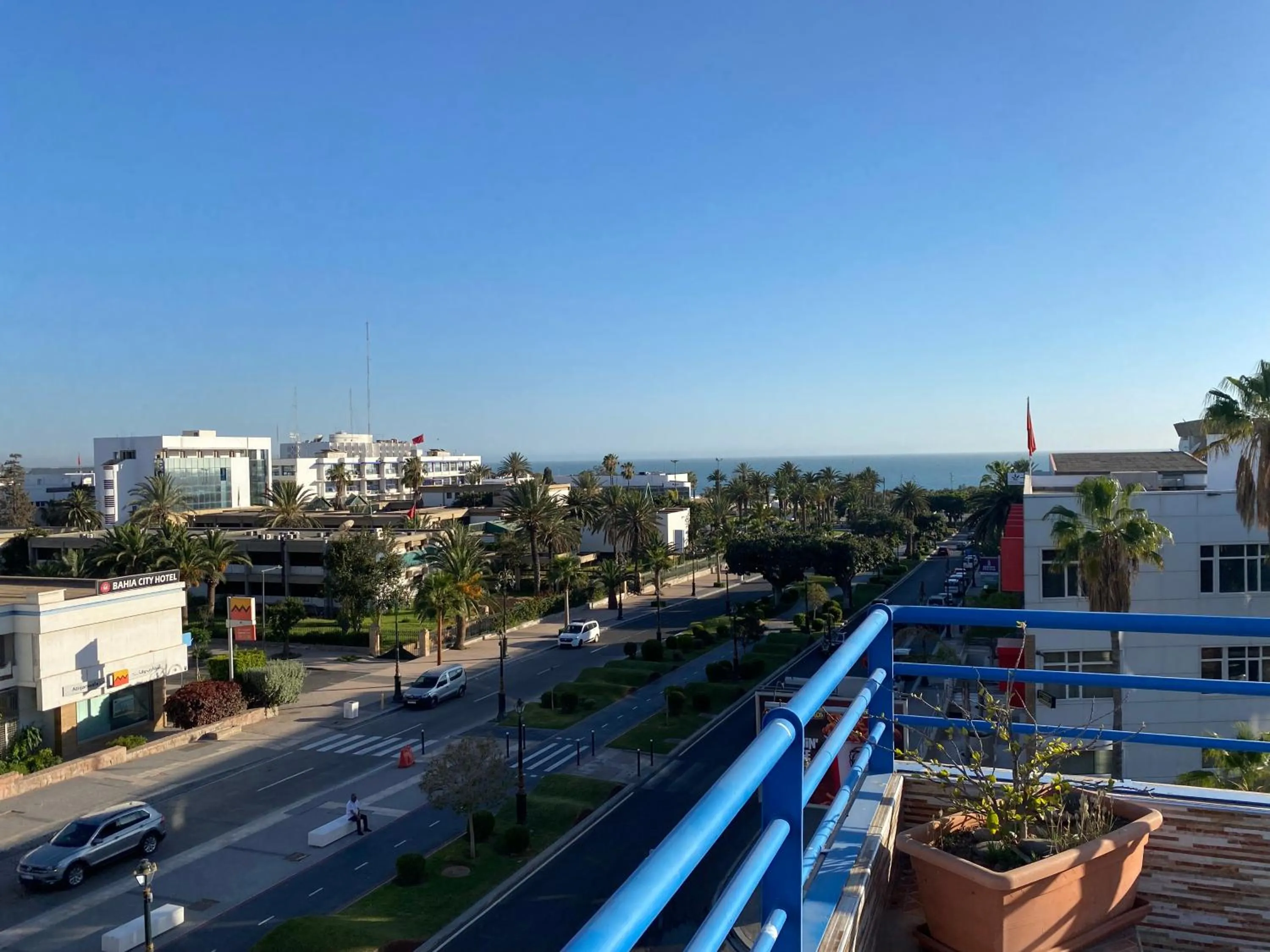 Patio in Hôtel Petite Suède