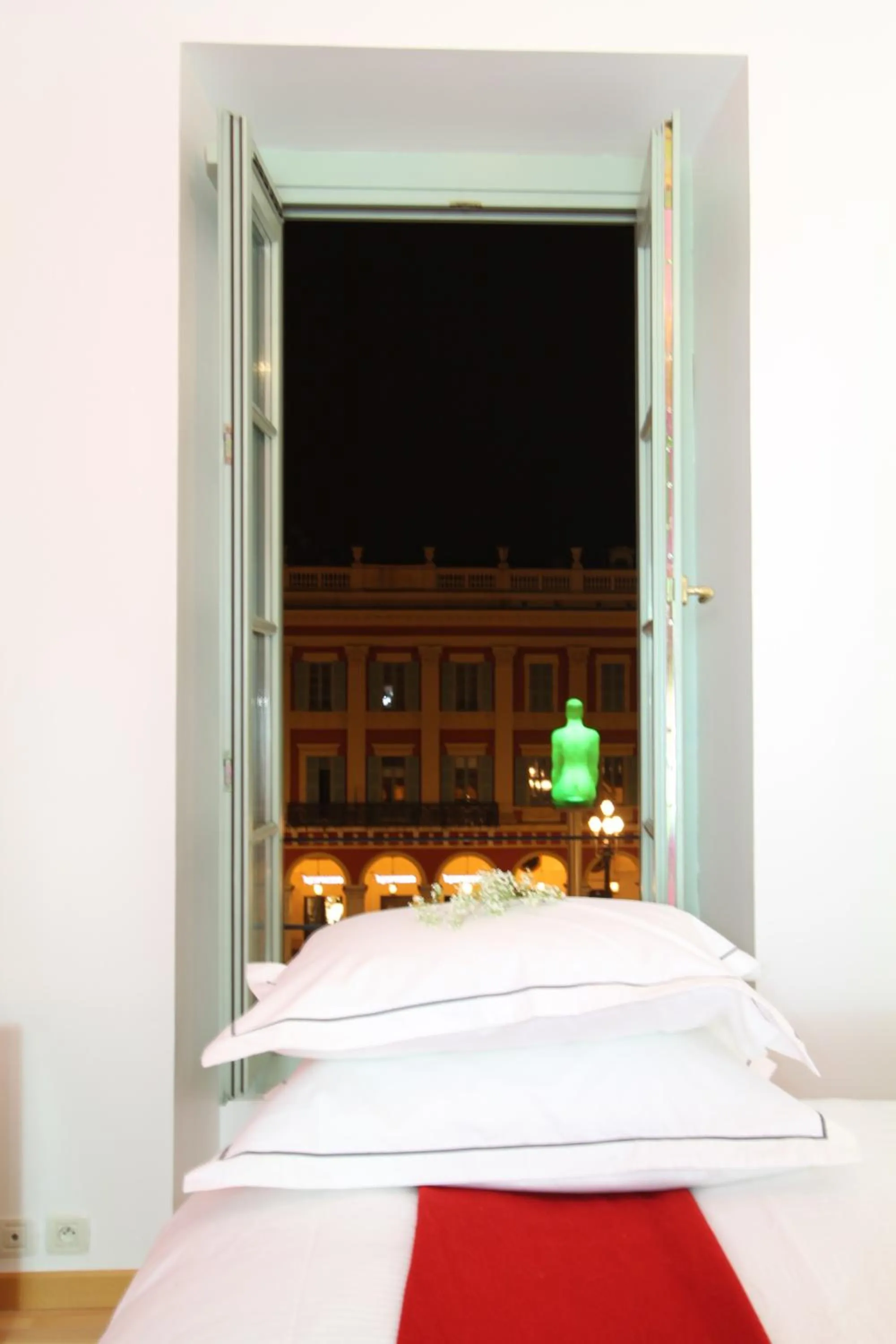 City view in Nice Massena