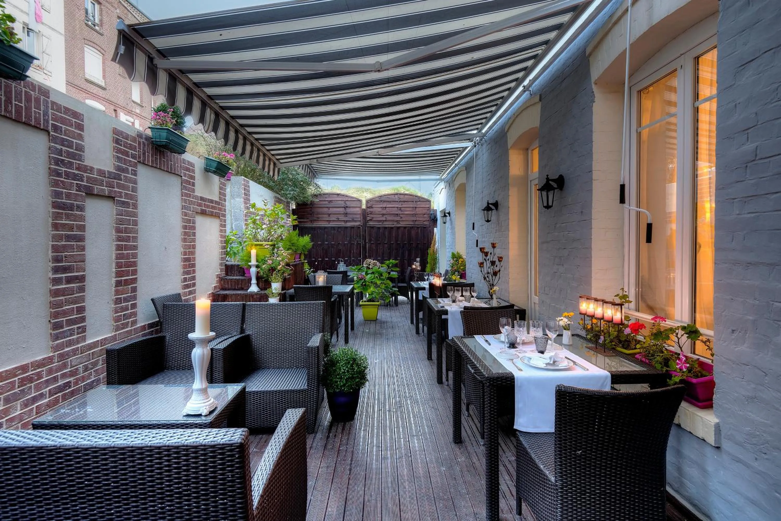 Balcony/Terrace in Ault - Villa Aultia Hotel - baie de somme