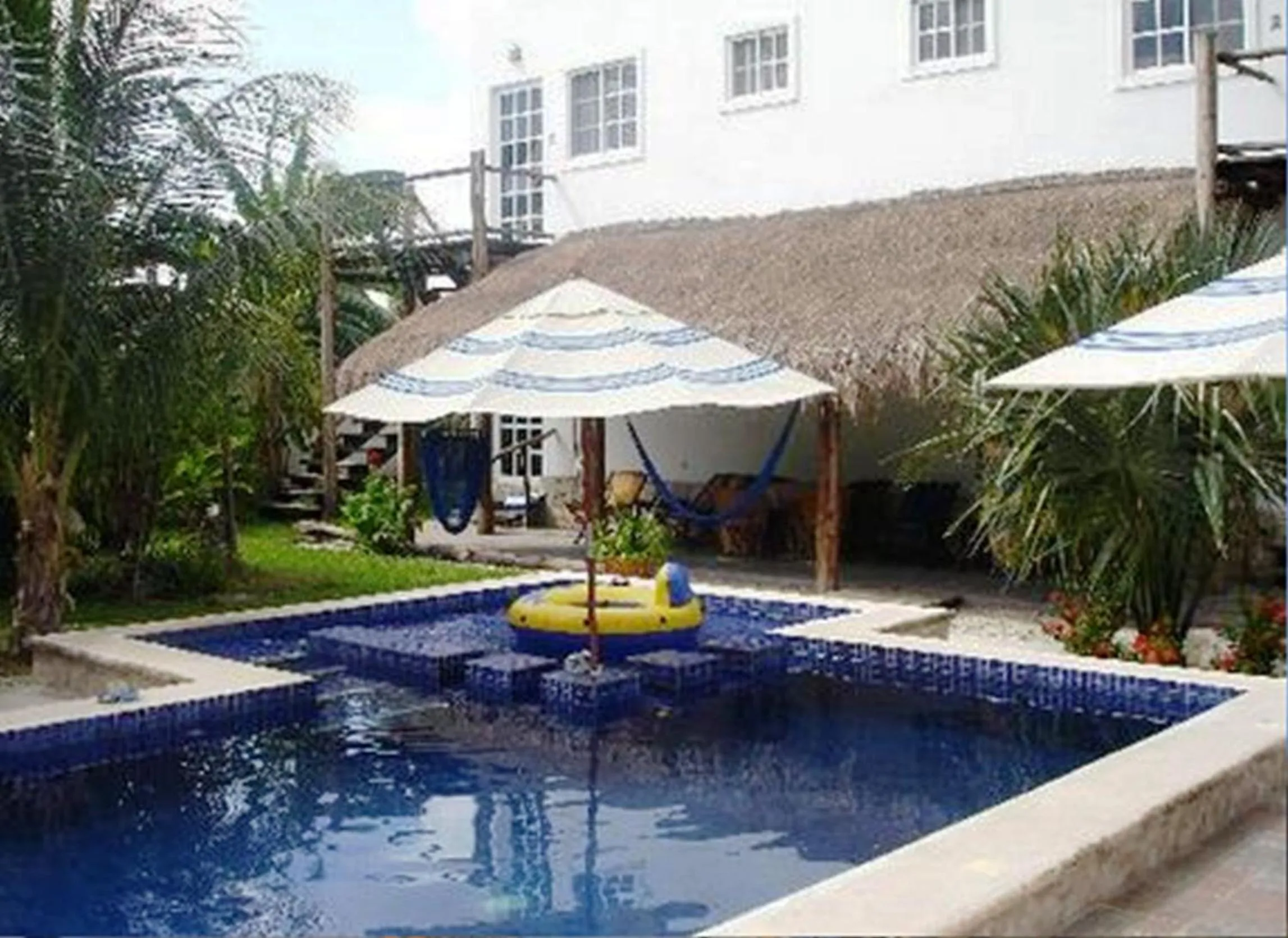 Swimming pool in Villa Escondida Guest House Cozumel Downtown