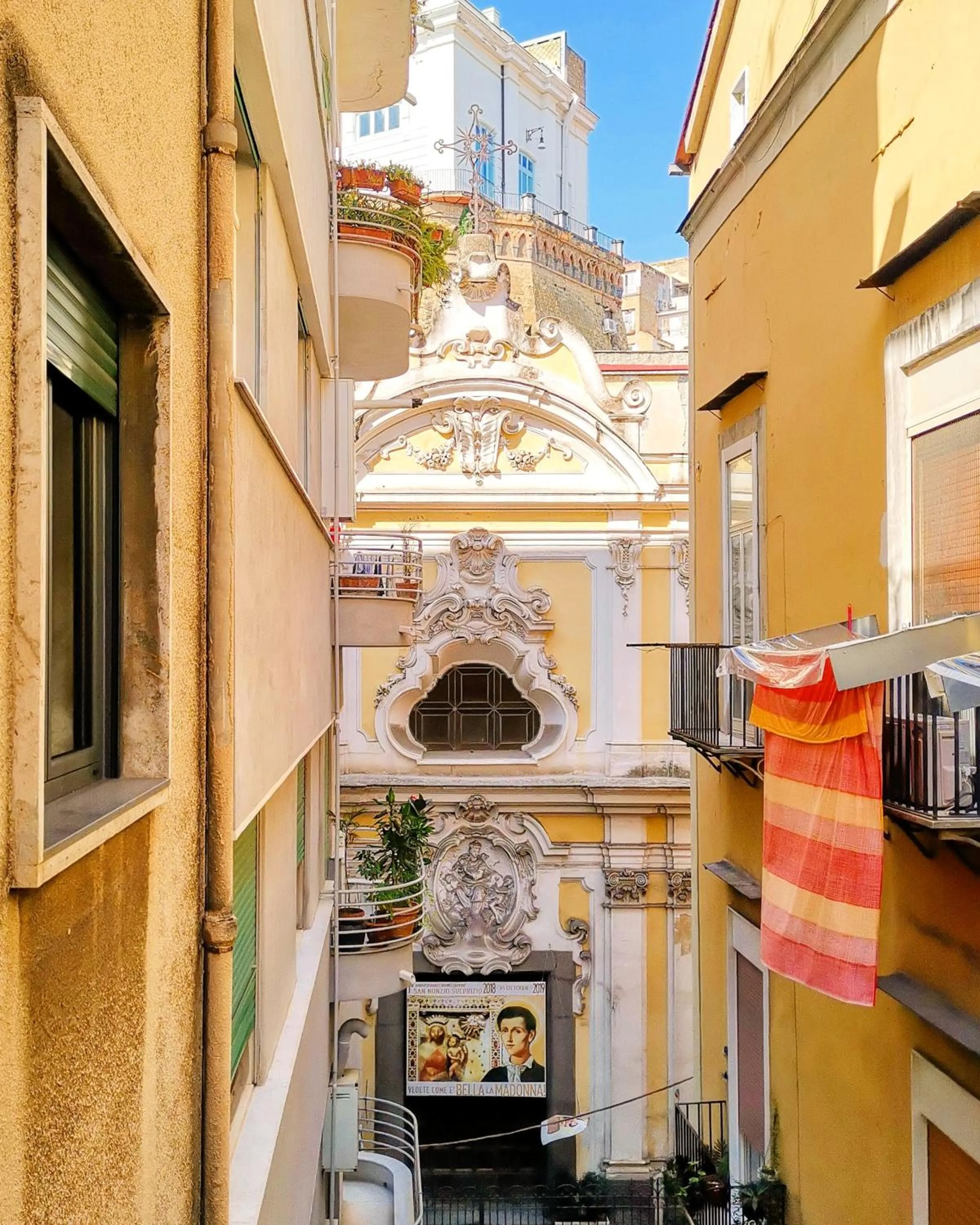 View (from property/room) in casajammone naples b&b