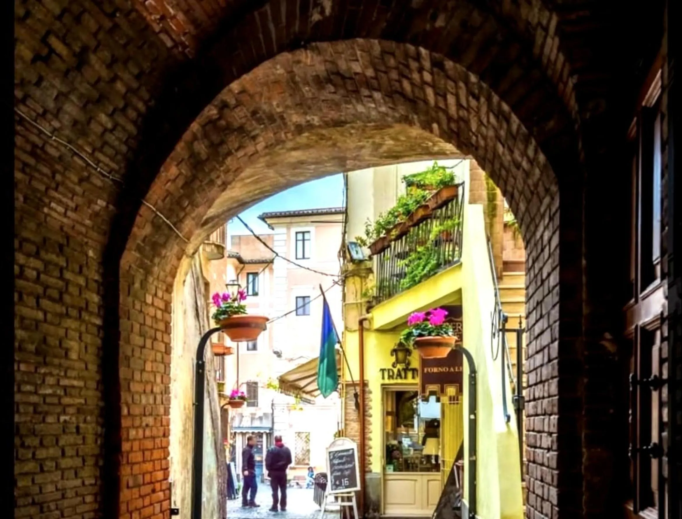 Bird's eye view in Little Medieval House Nettuno