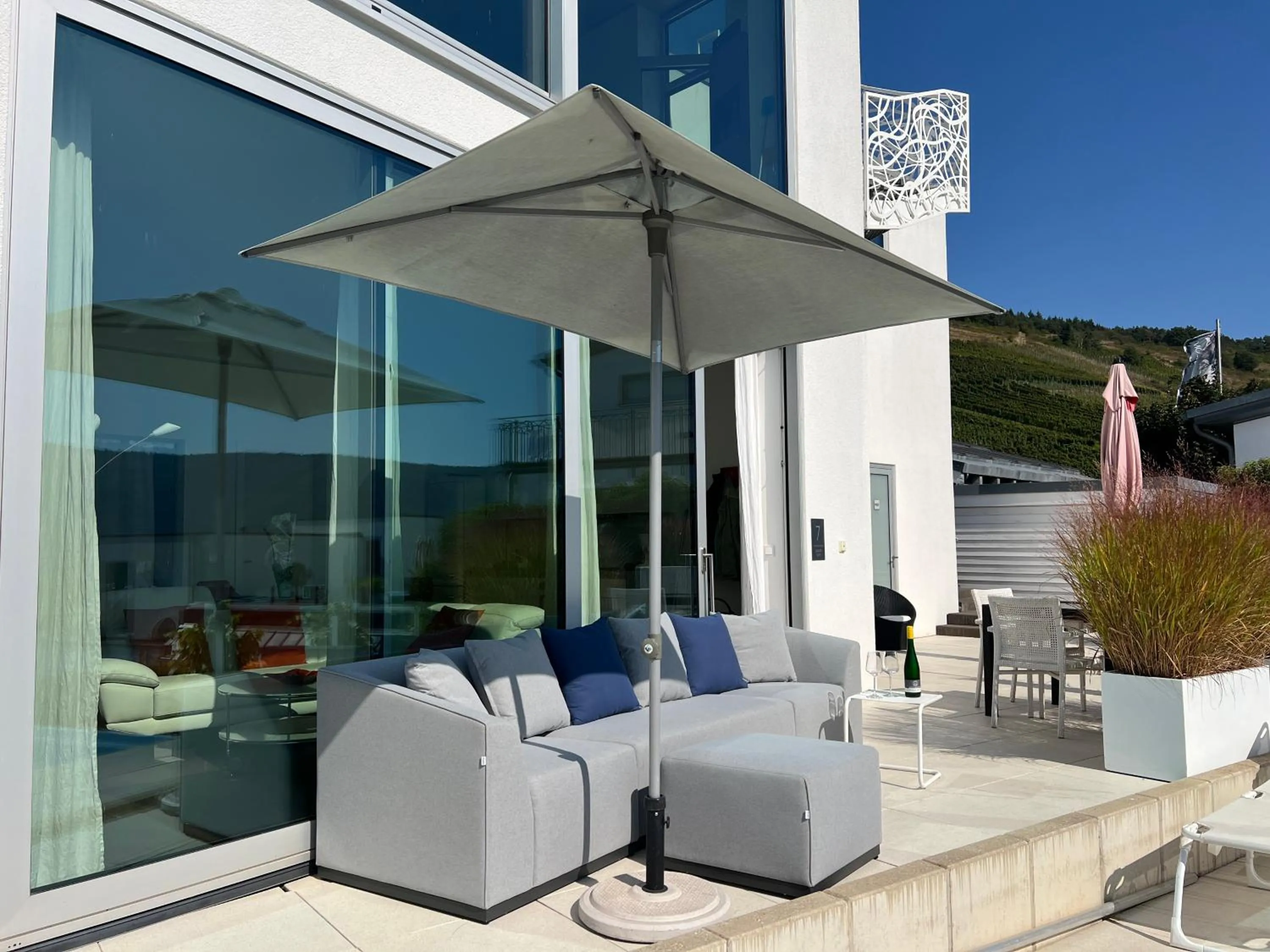 BBQ facilities in Weingut-Aparthotel Olinger