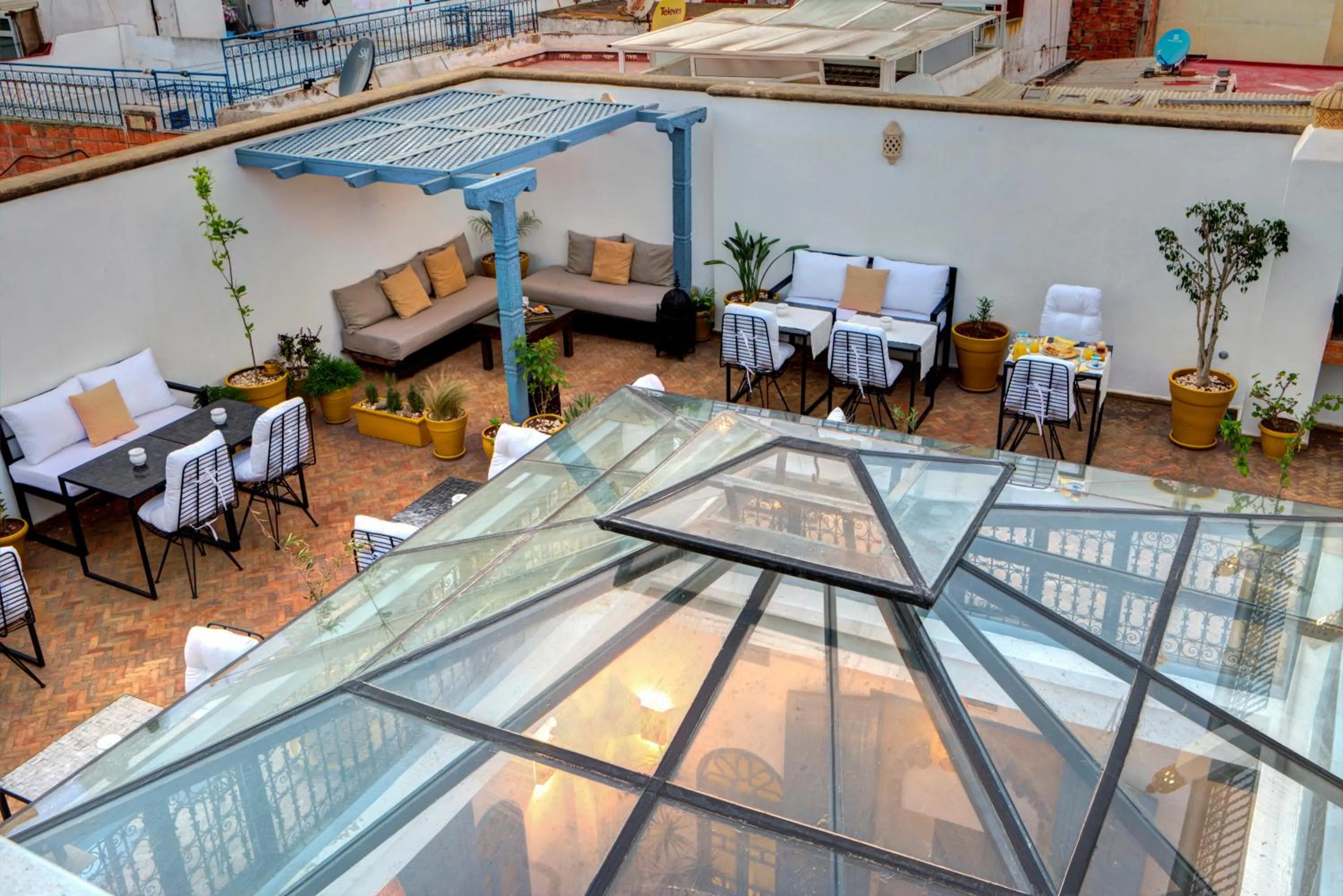 Patio in Riad Amaris