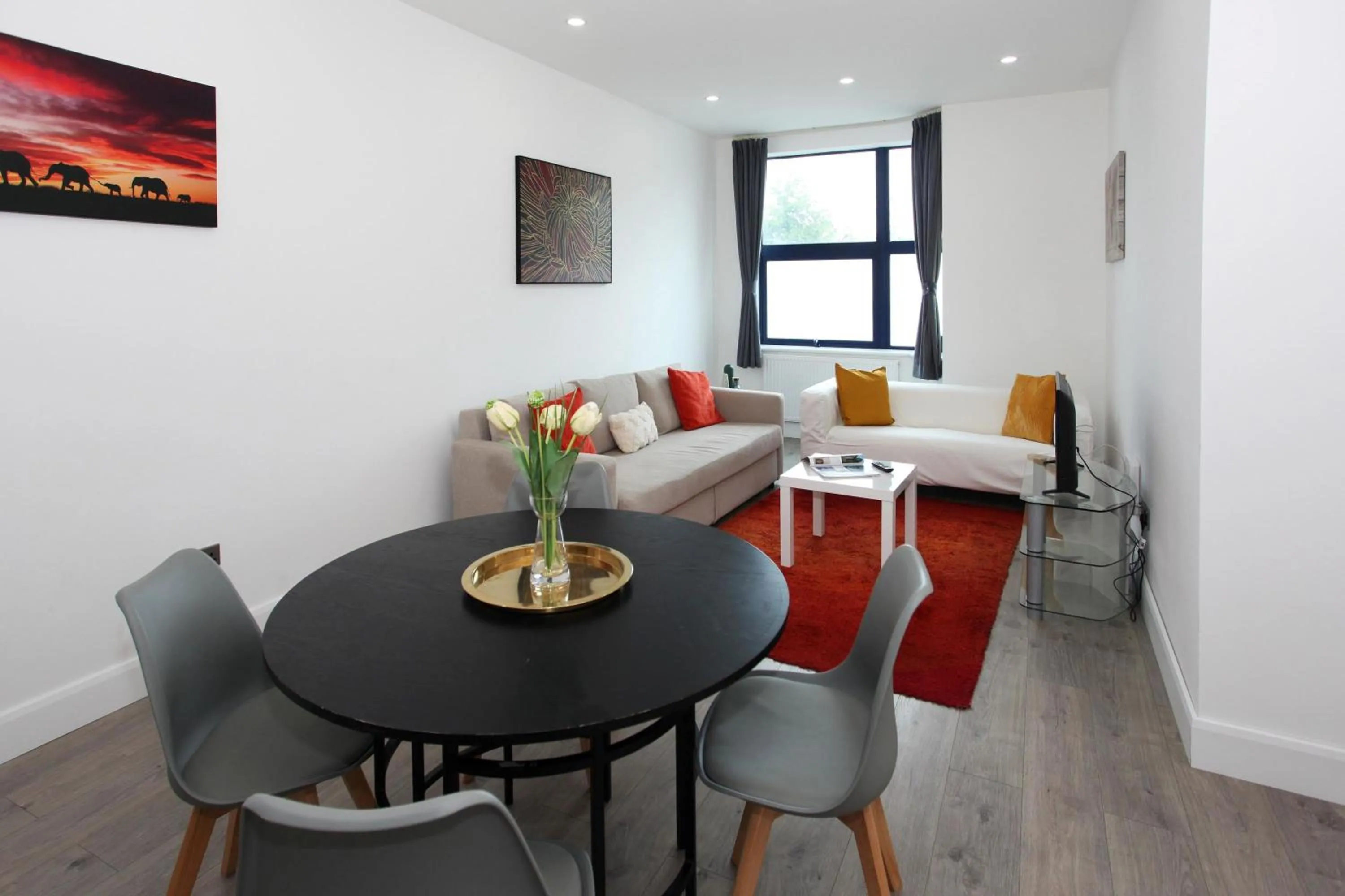 TV and multimedia in Sapphire House Apartments