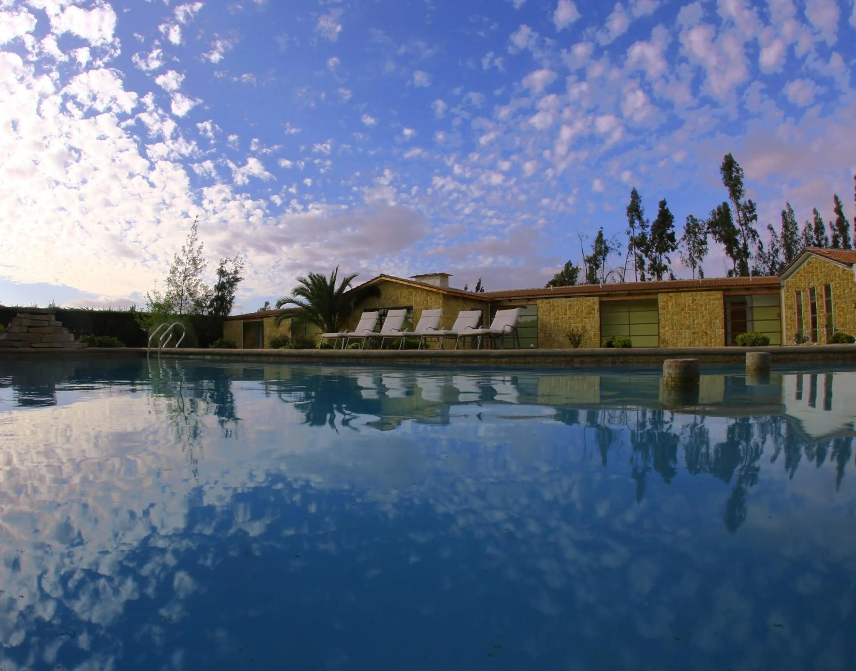 Pool view in Hotel Origenes