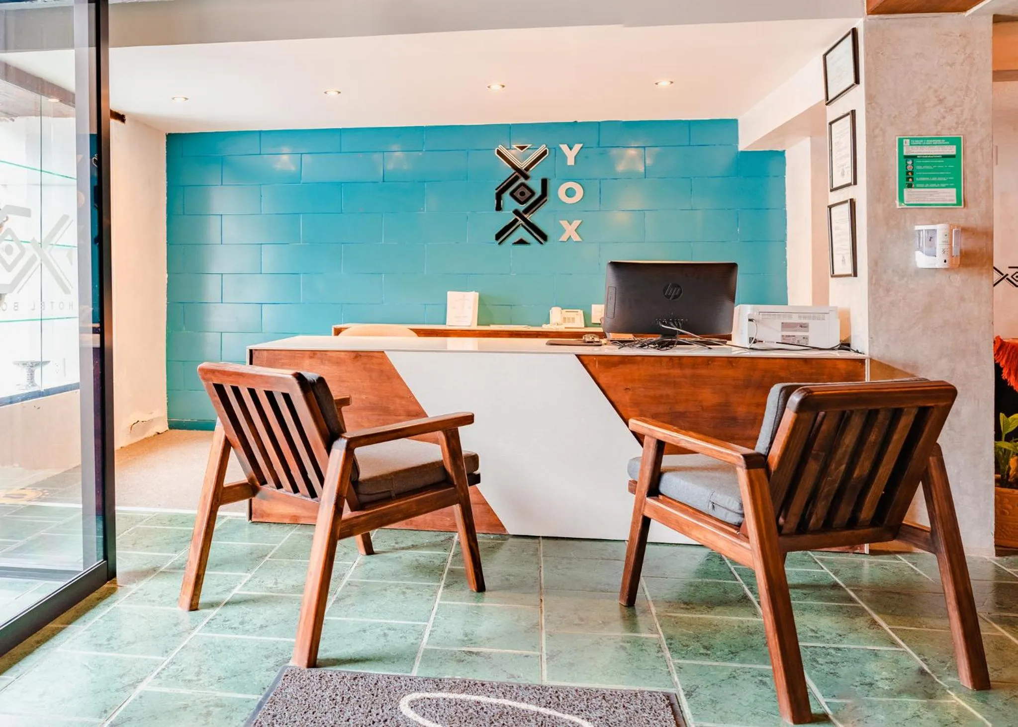 Lobby or reception in Yox Hotel Boutique