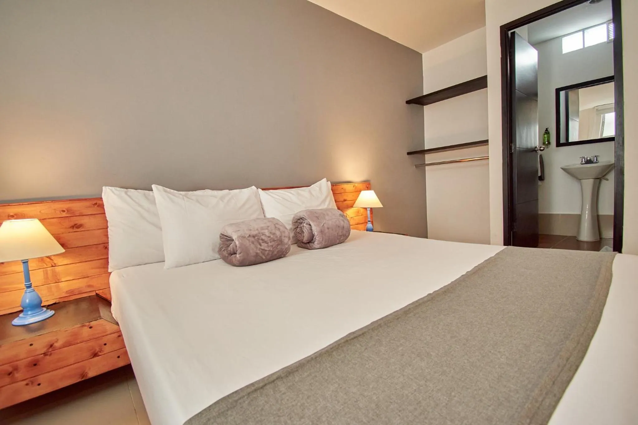 Bed in Hotel Tik Medellin