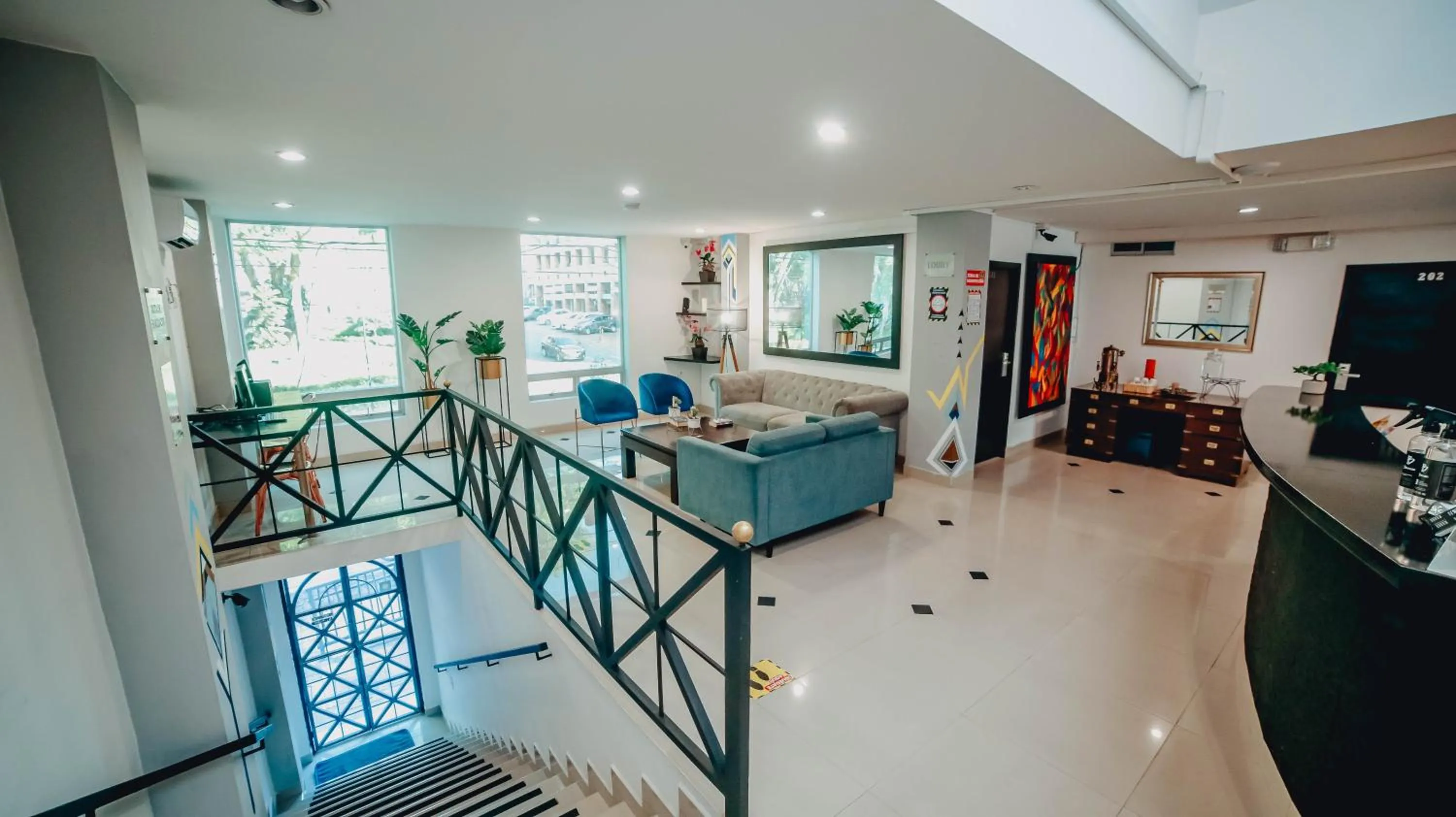 Lobby or reception in Hotel Tik Medellin