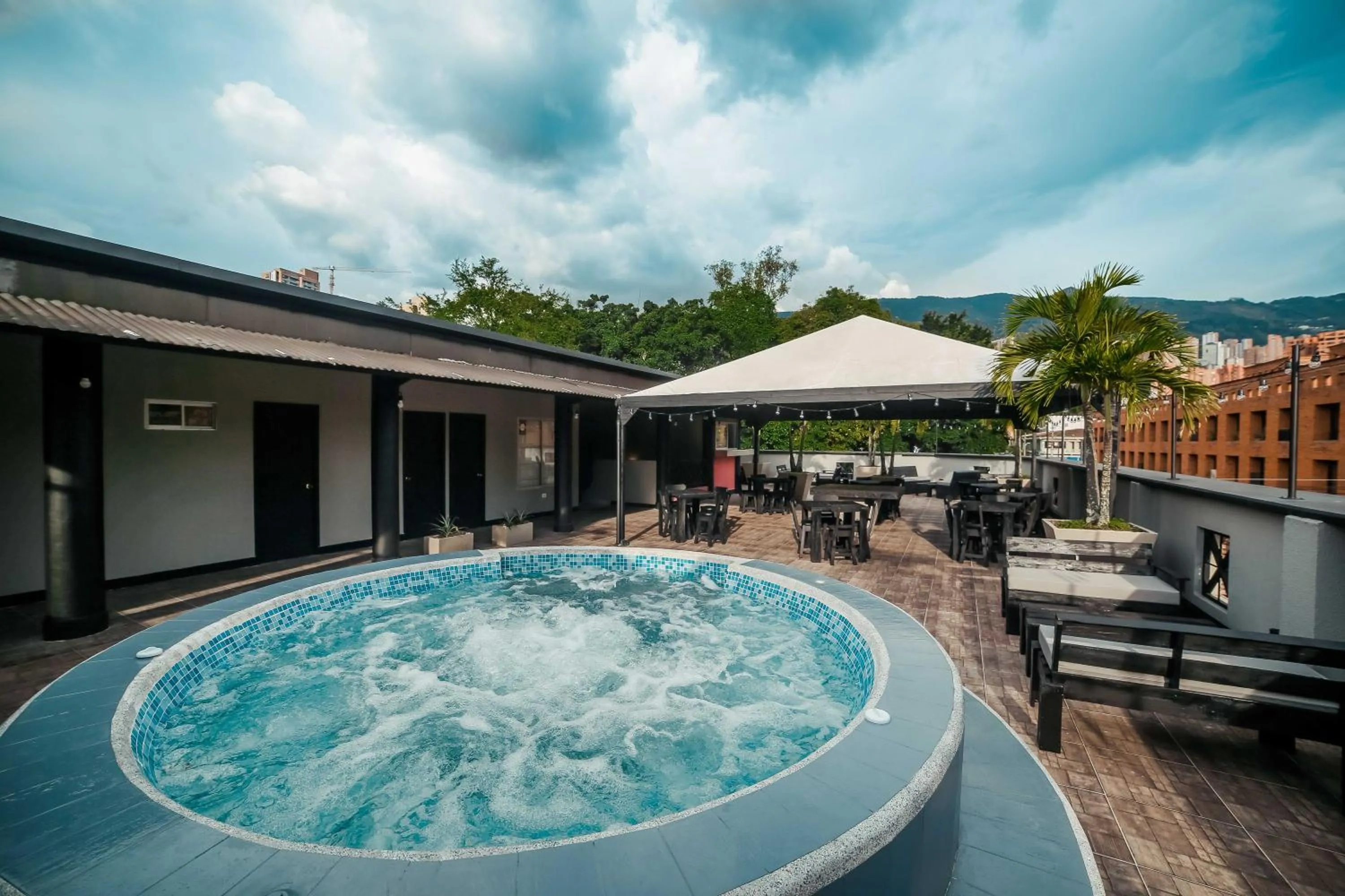 Hot Tub in Hotel Tik Medellin