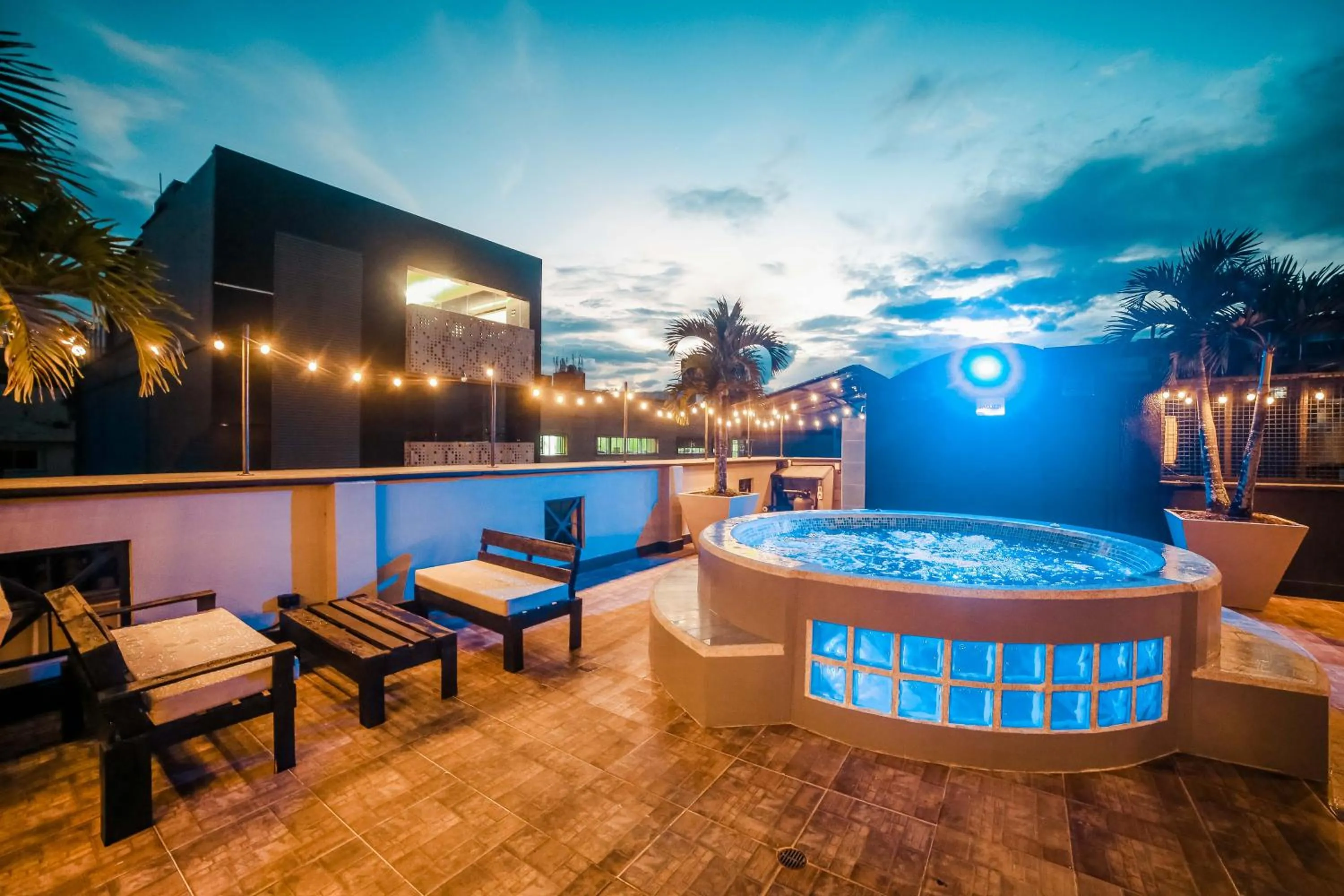 Balcony/Terrace in Hotel Tik Medellin