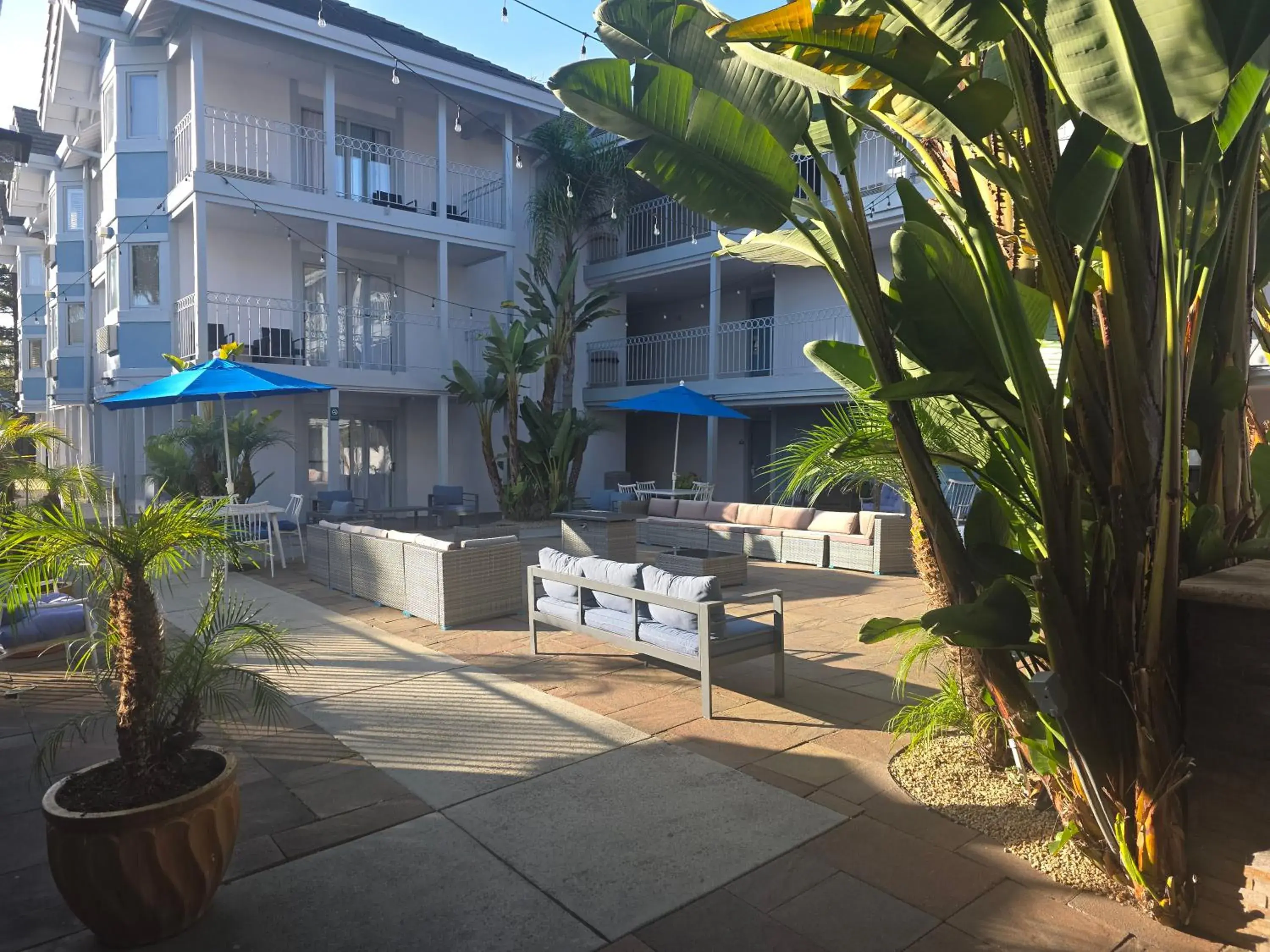 Inner courtyard view in Hotel Solares Inner courtyard view in Hotel Solares