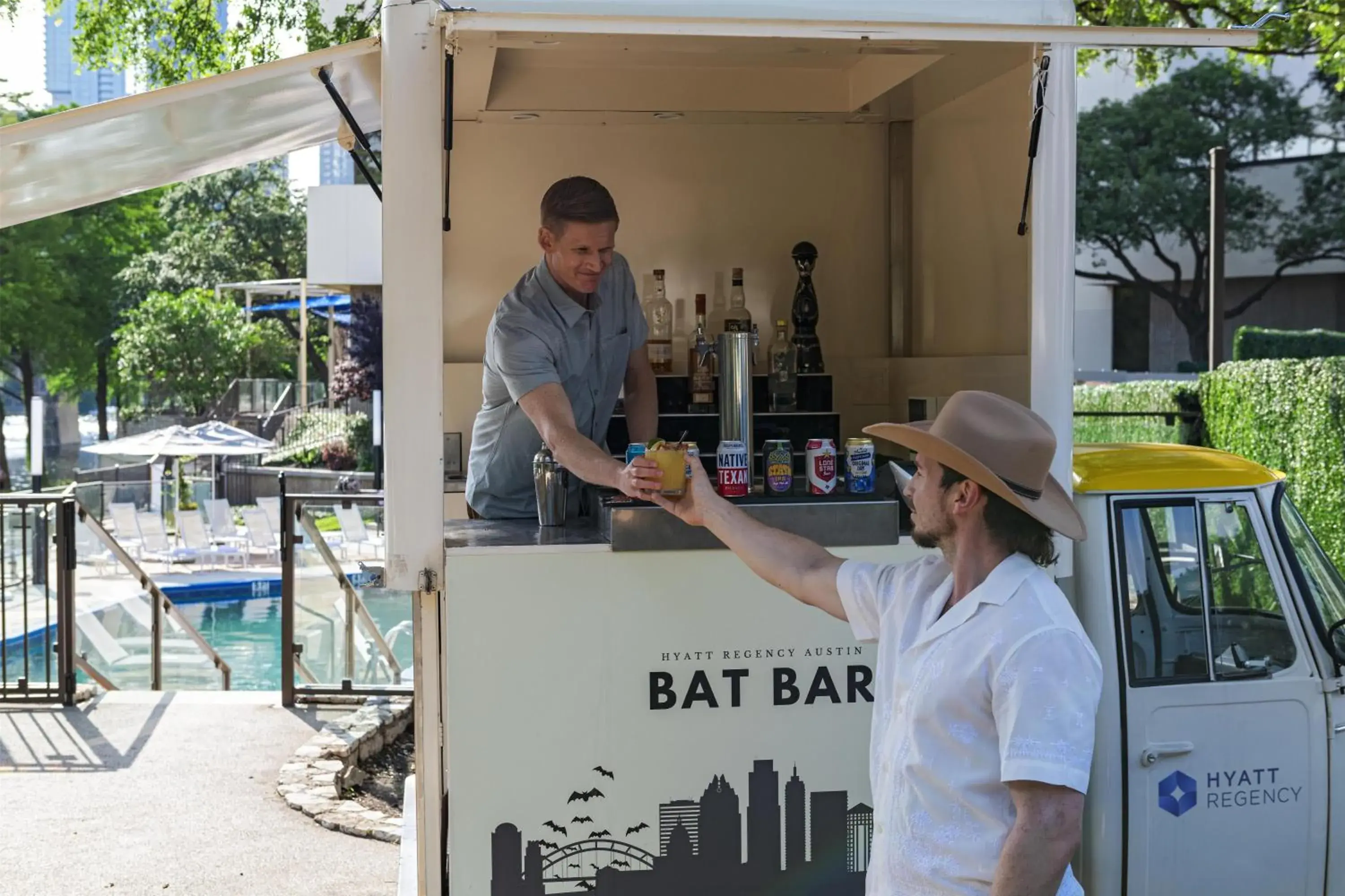 Swimming pool in Hyatt Regency Austin Swimming pool in Hyatt Regency Austin