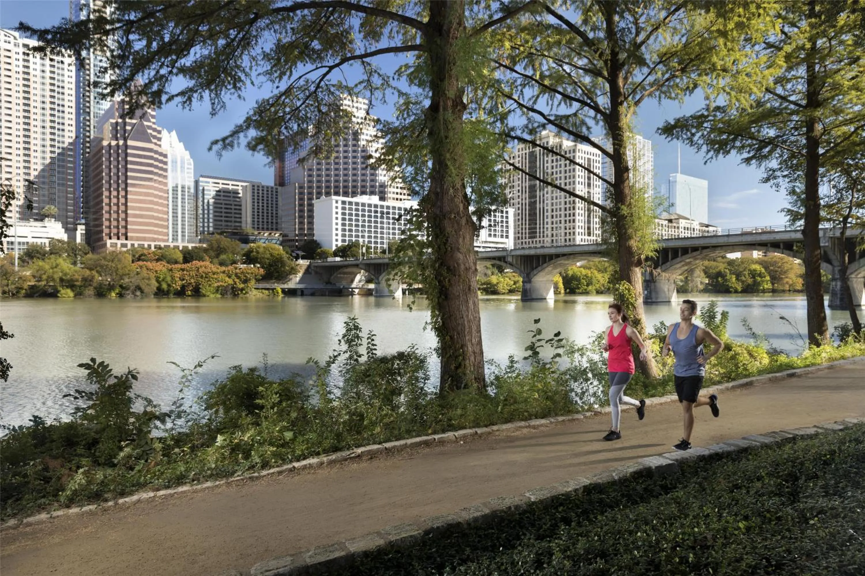 Natural landscape in Hyatt Regency Austin