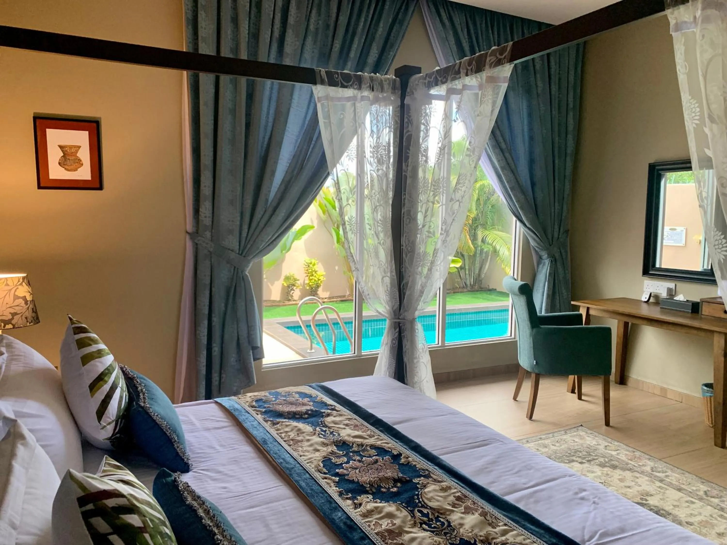 Bed in The Paddy Field - Private Pool Villas