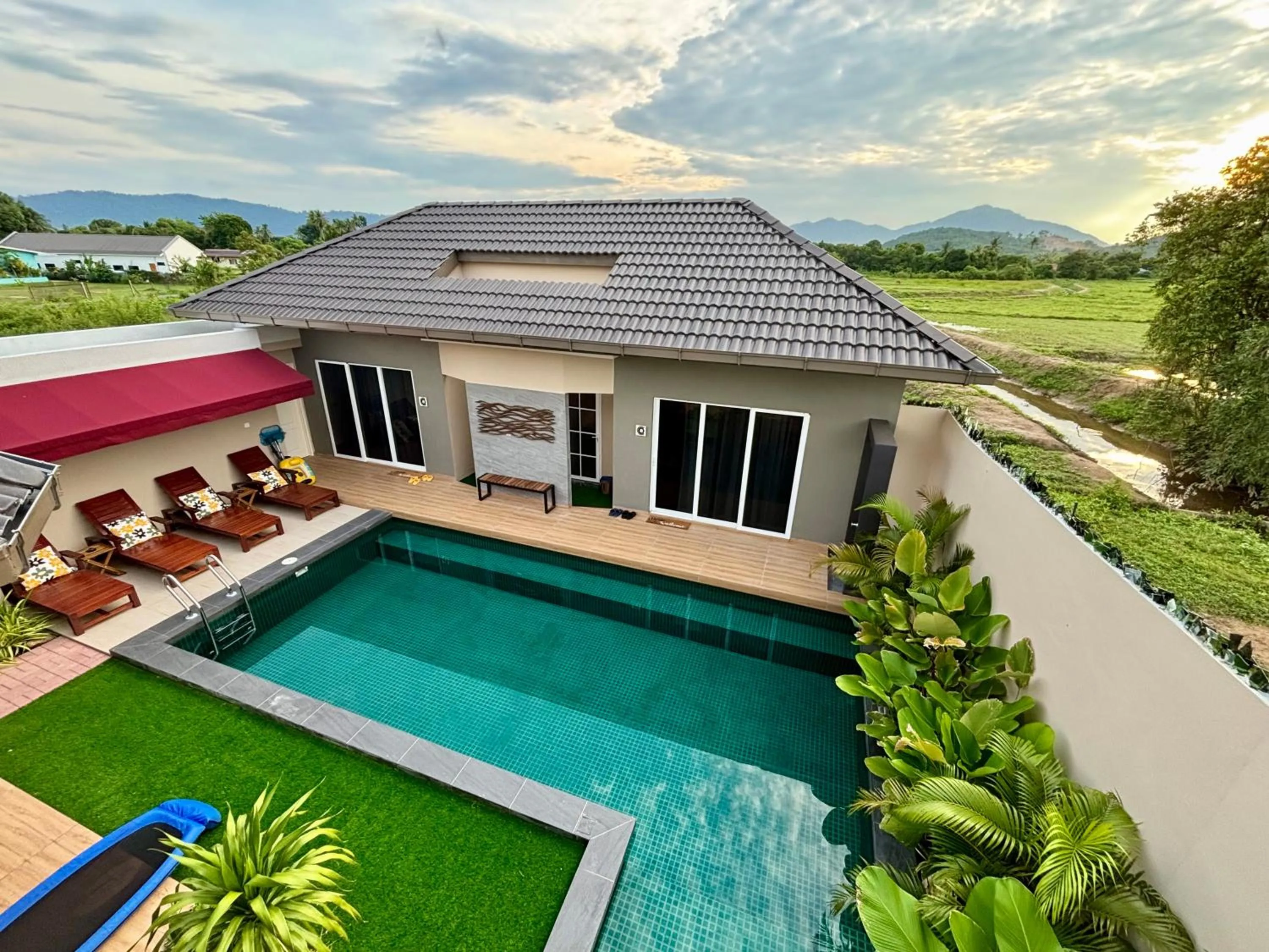 Garden view in The Paddy Field - Private Pool Villas