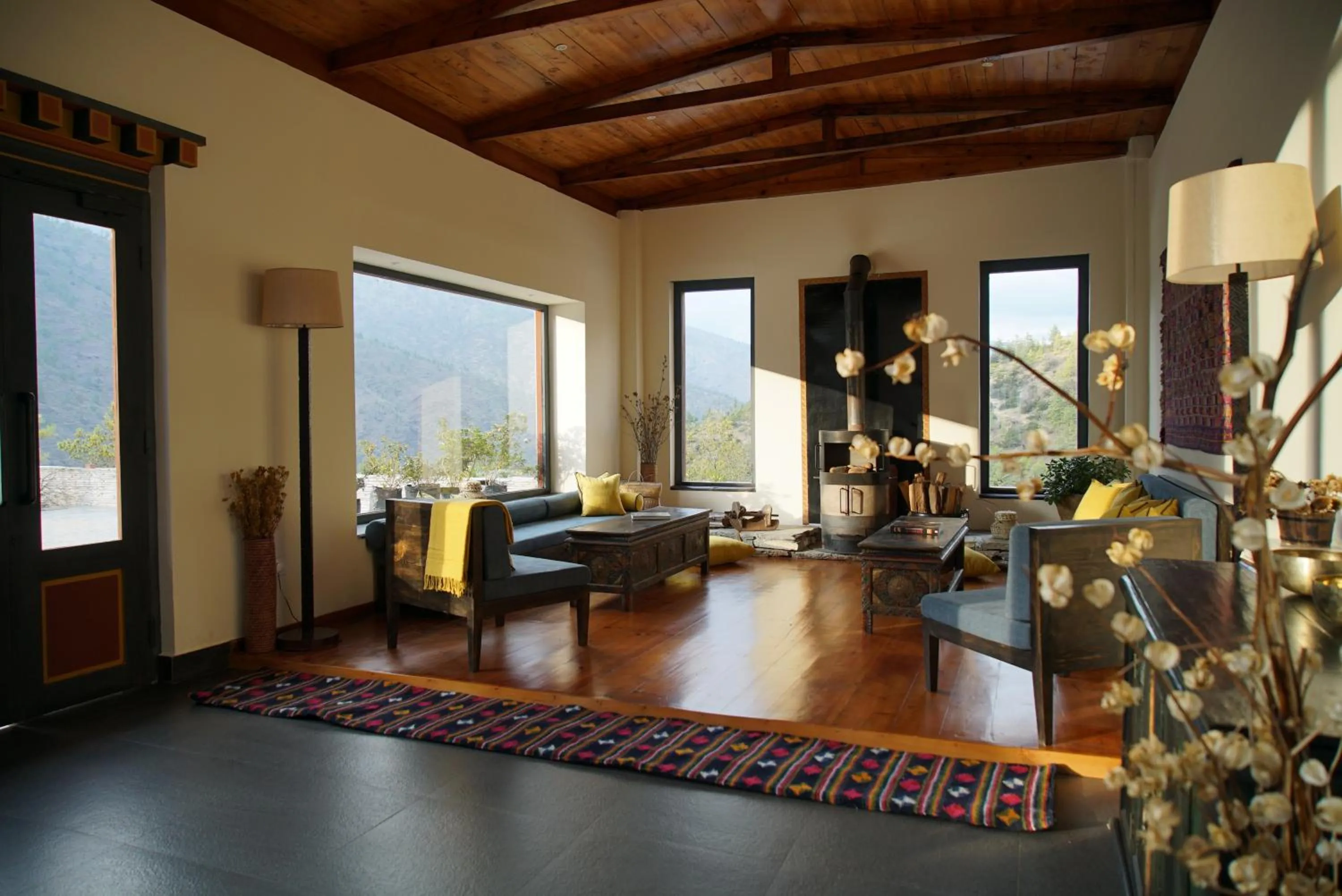 Lobby or reception in The Postcard Dewa, Thimphu, Bhutan