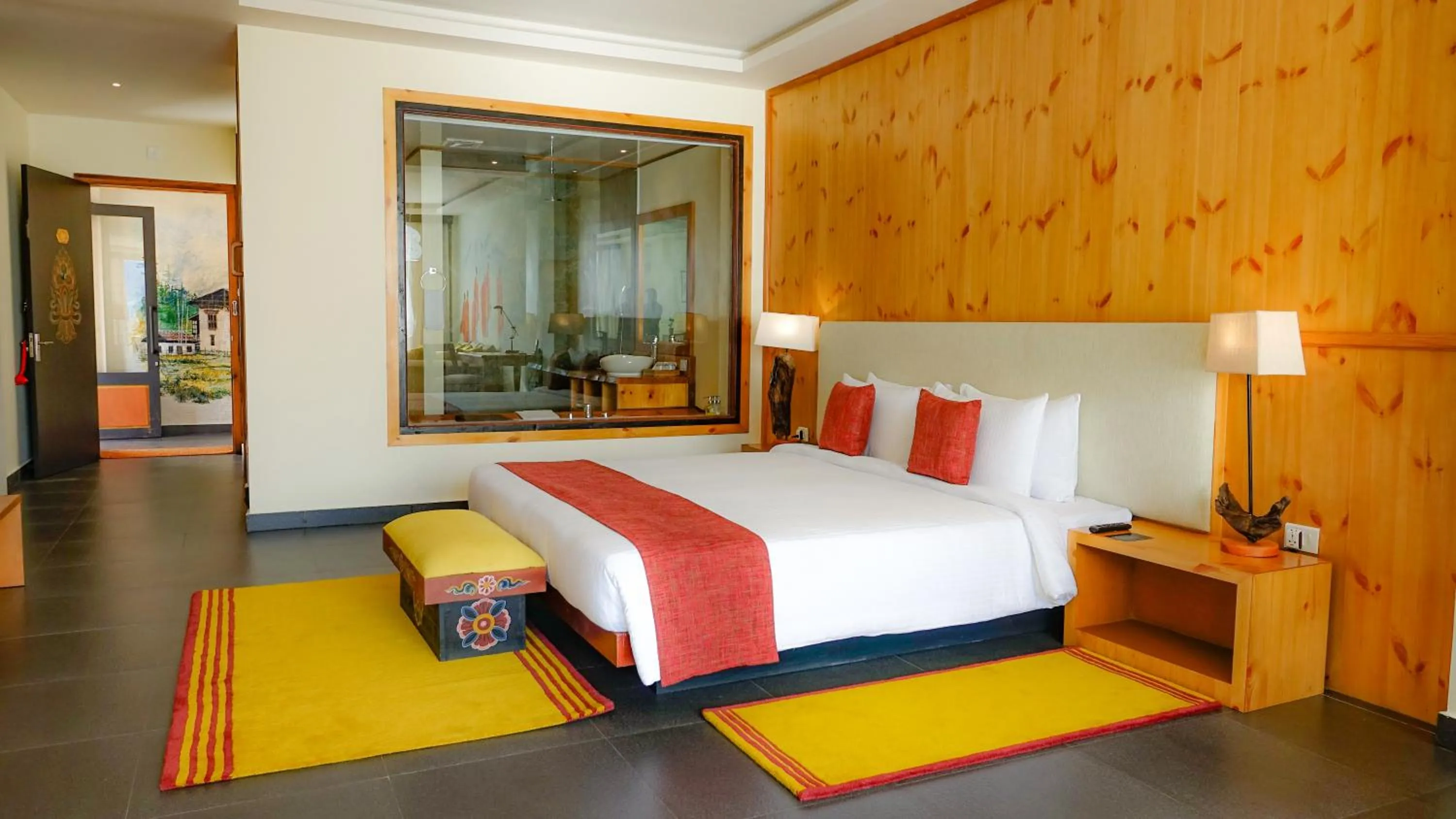 Photo of the whole room, Bed in The Postcard Dewa, Thimphu, Bhutan