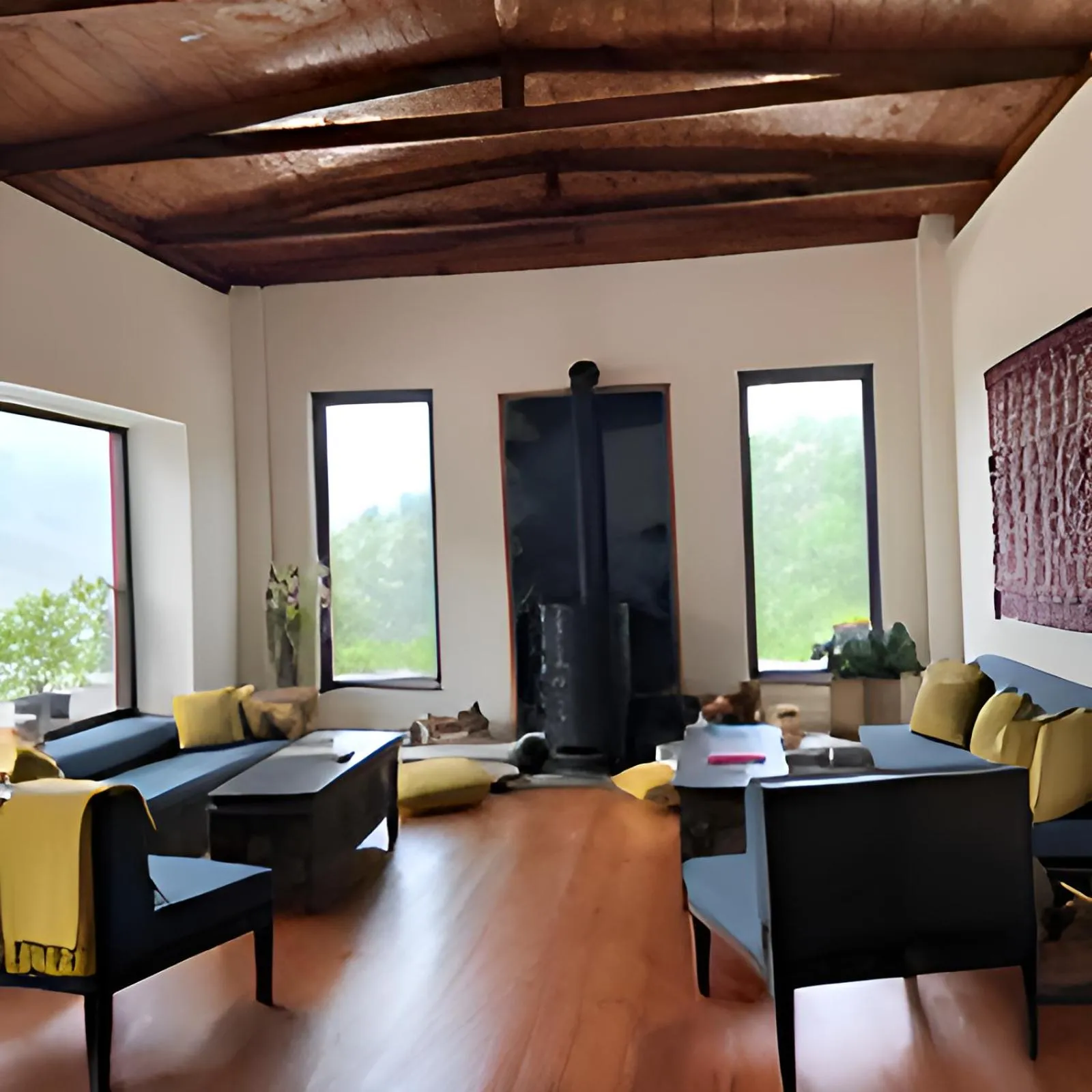 Seating area in The Postcard Dewa, Thimphu, Bhutan
