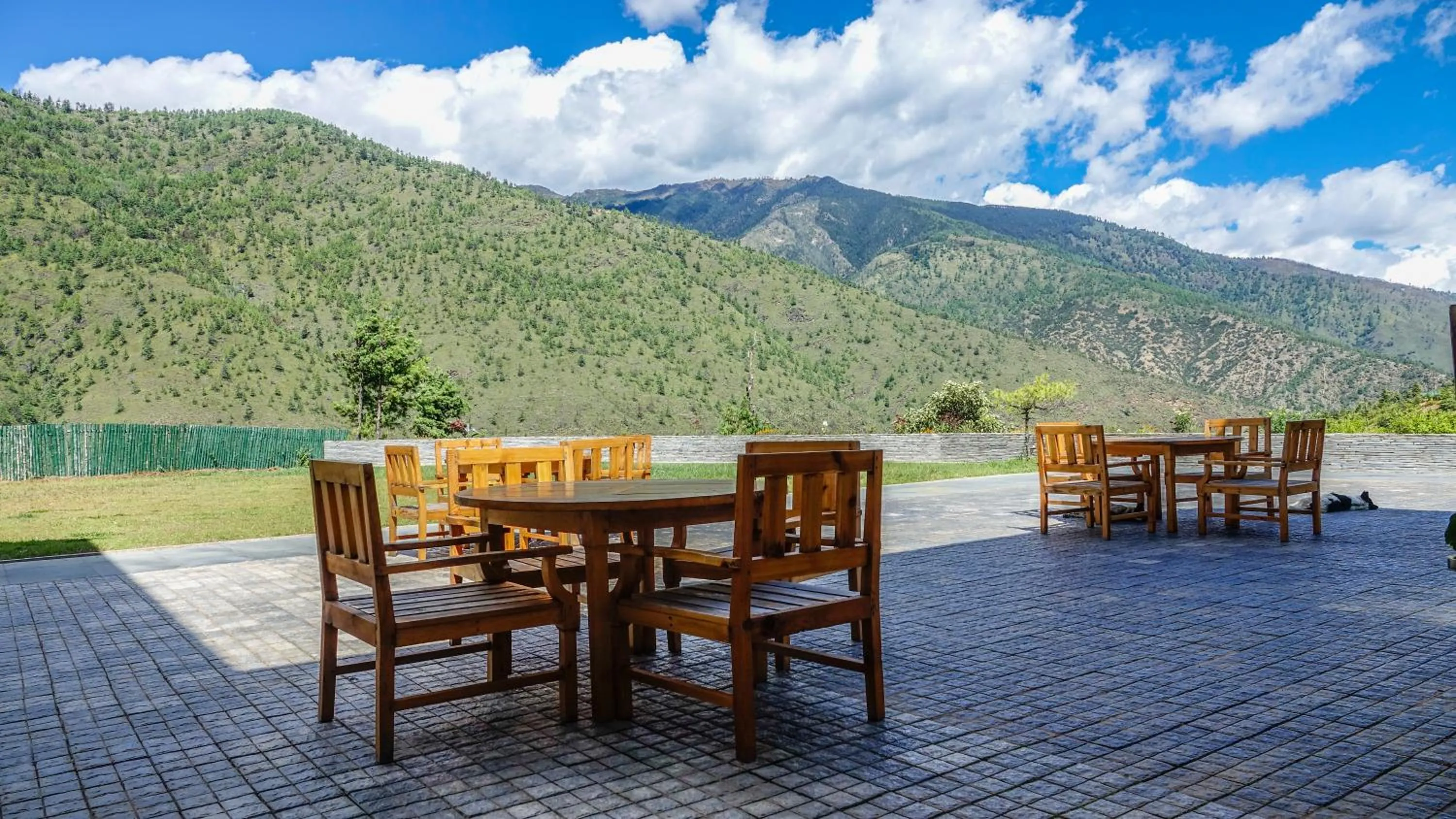 Dining area in The Postcard Dewa, Thimphu, Bhutan