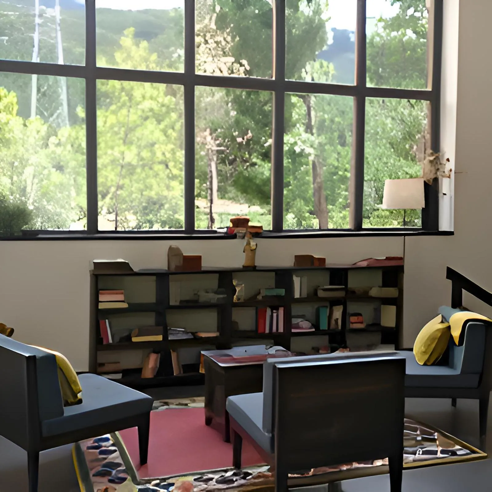 Seating area in The Postcard Dewa, Thimphu, Bhutan