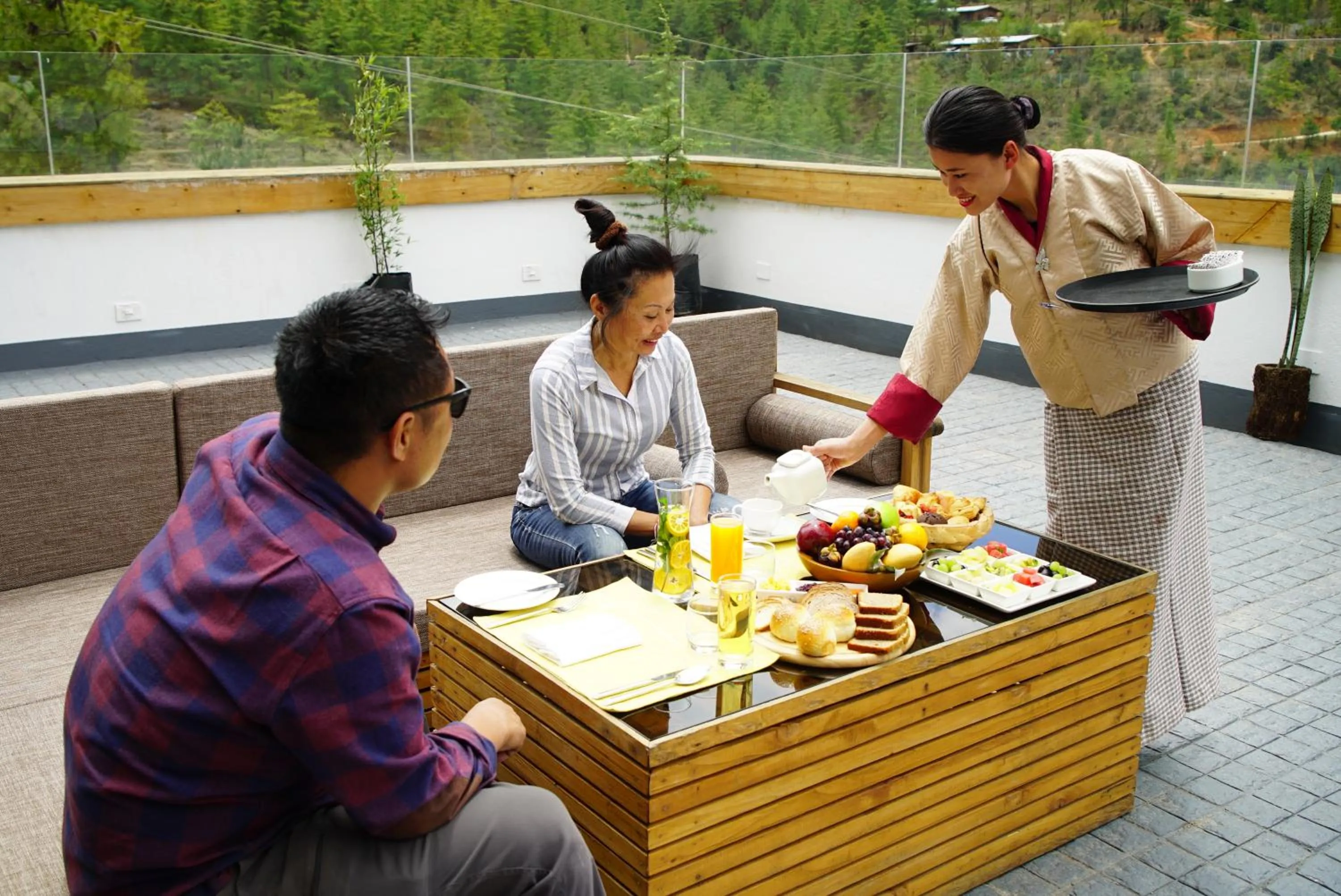 Breakfast in The Postcard Dewa, Thimphu, Bhutan