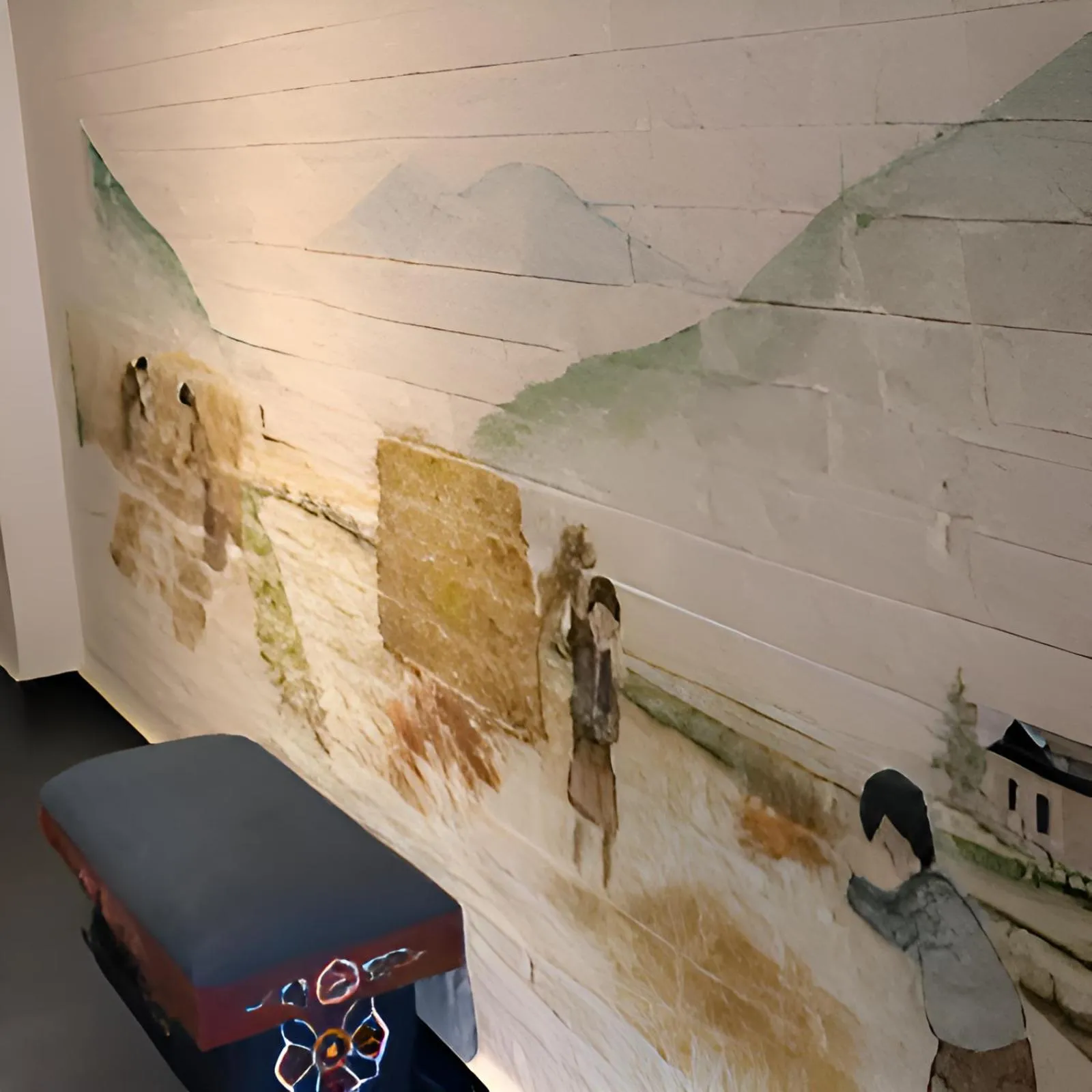 Decorative detail in The Postcard Dewa, Thimphu, Bhutan