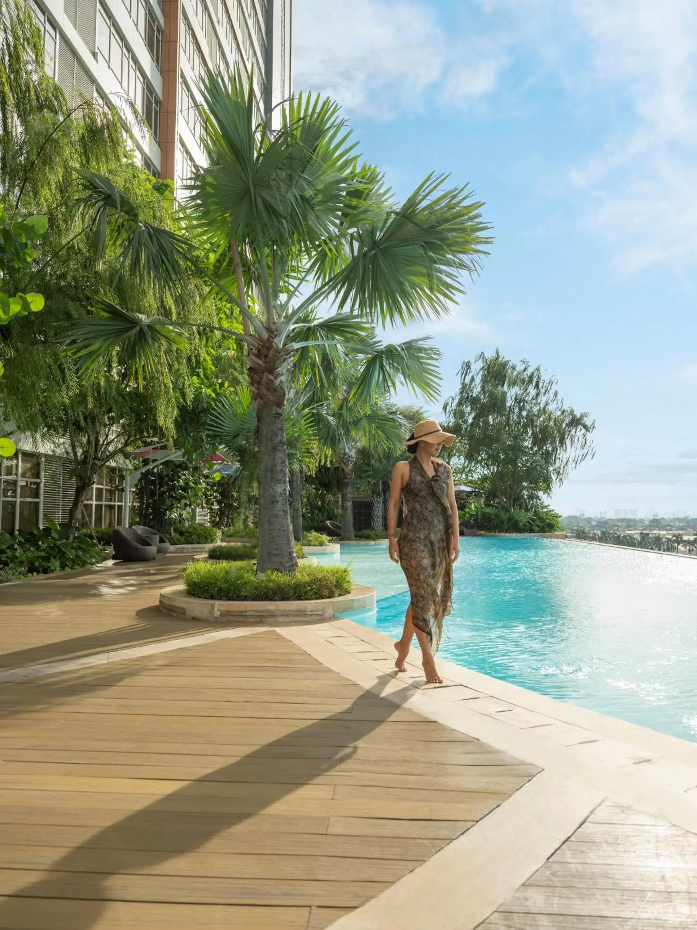 Swimming pool in Fika Rooms Tangerang By Skandinavia Swimming pool in Fika Rooms Tangerang By Skandinavia