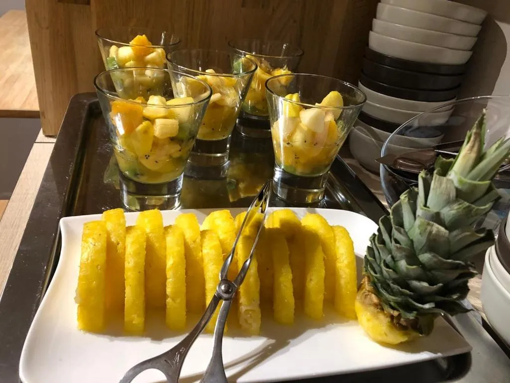 Food in Logis Hôtel Restaurant Les Aubuns