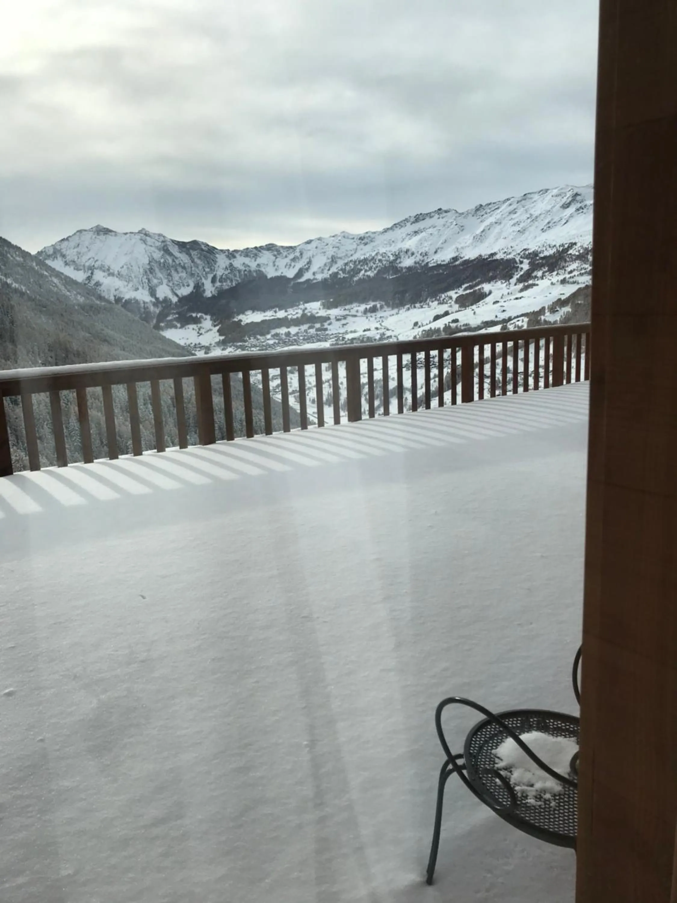 Balcony/Terrace in Edelweiss Hotel Champoluc